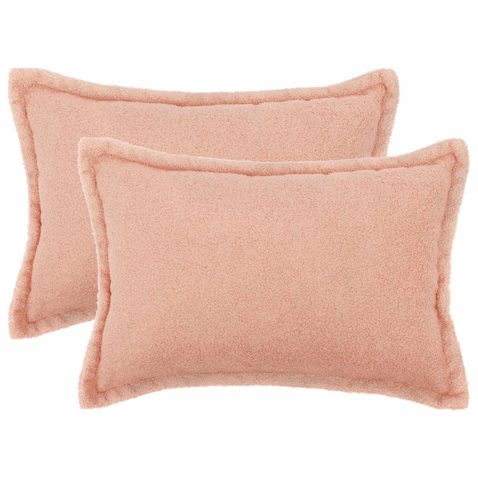 Kussensloop 2 st HOUTEN Roze 50 x 70 cm Bouclé image 1