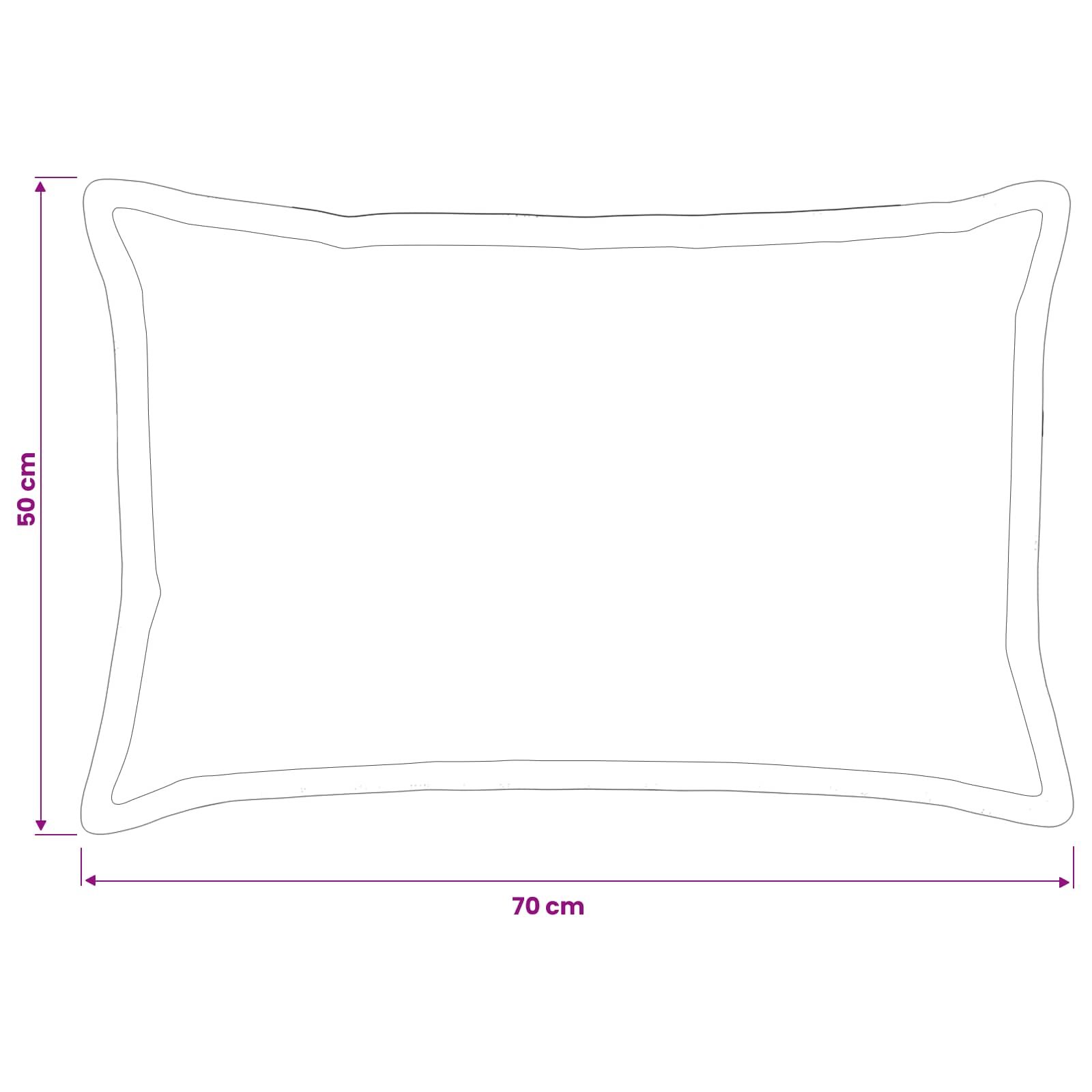 Kussensloop 2 st HOUTEN Beige 50 x 70 cm Polyester image 9