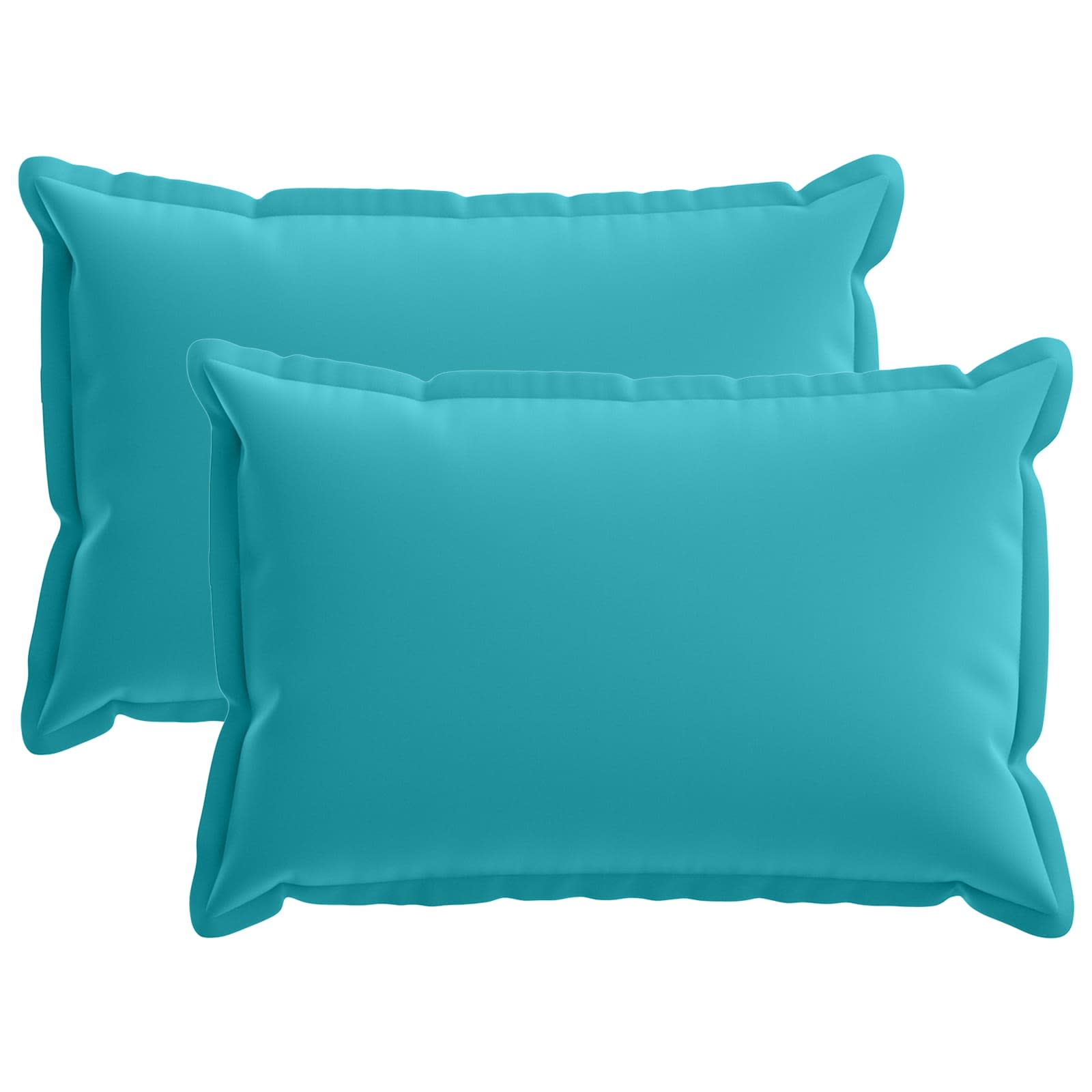 Kussensloop 2 st HOUTEN Turquoise 50 x 70 cm Polyester image 1