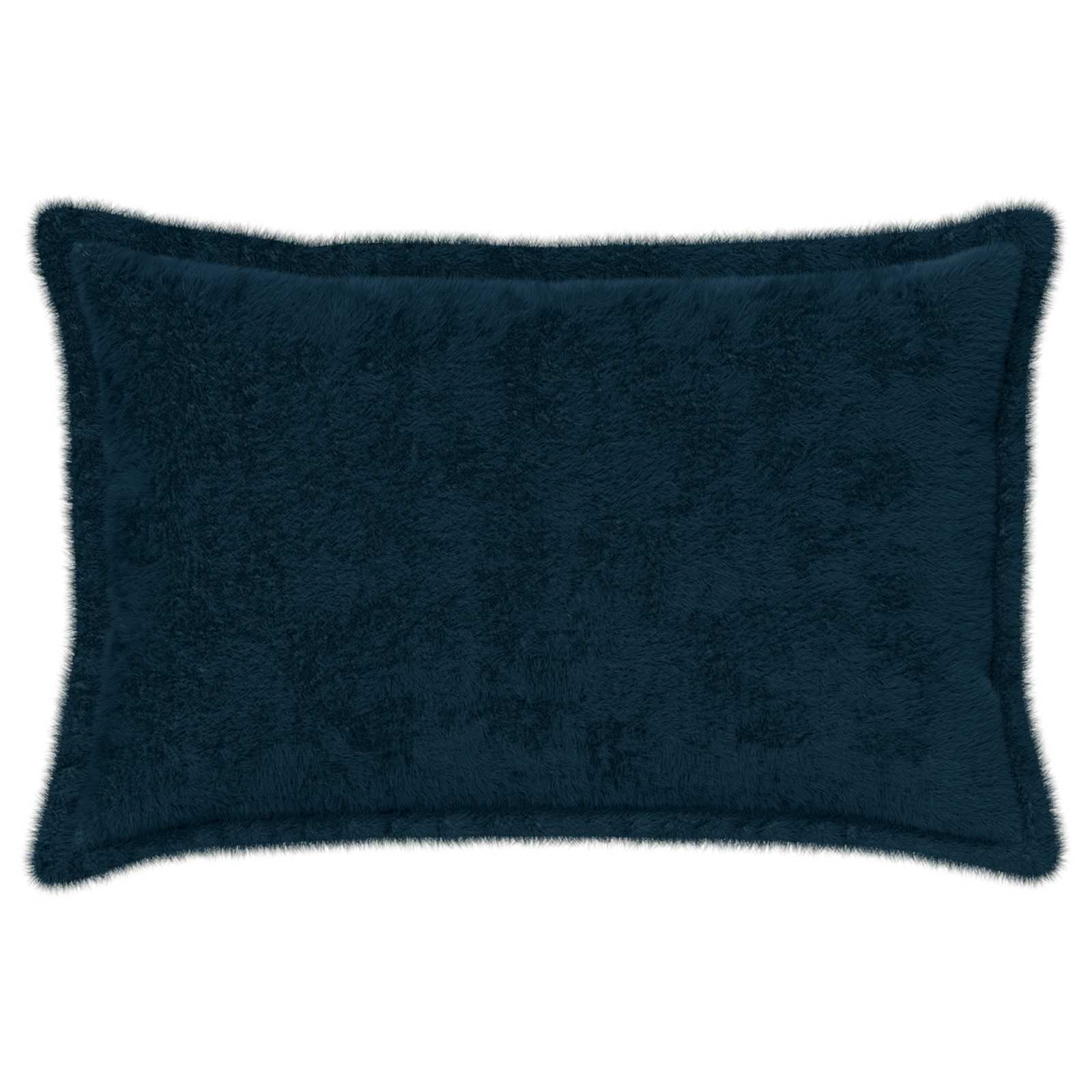 Kussensloop 6 st HOUTEN Marineblauw 50 x 70 cm Nep Konijnenbont image 2