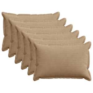 vidaXL Diivanipadi 6 tk HOUTEN Pruun 50 x 75 cm manchester