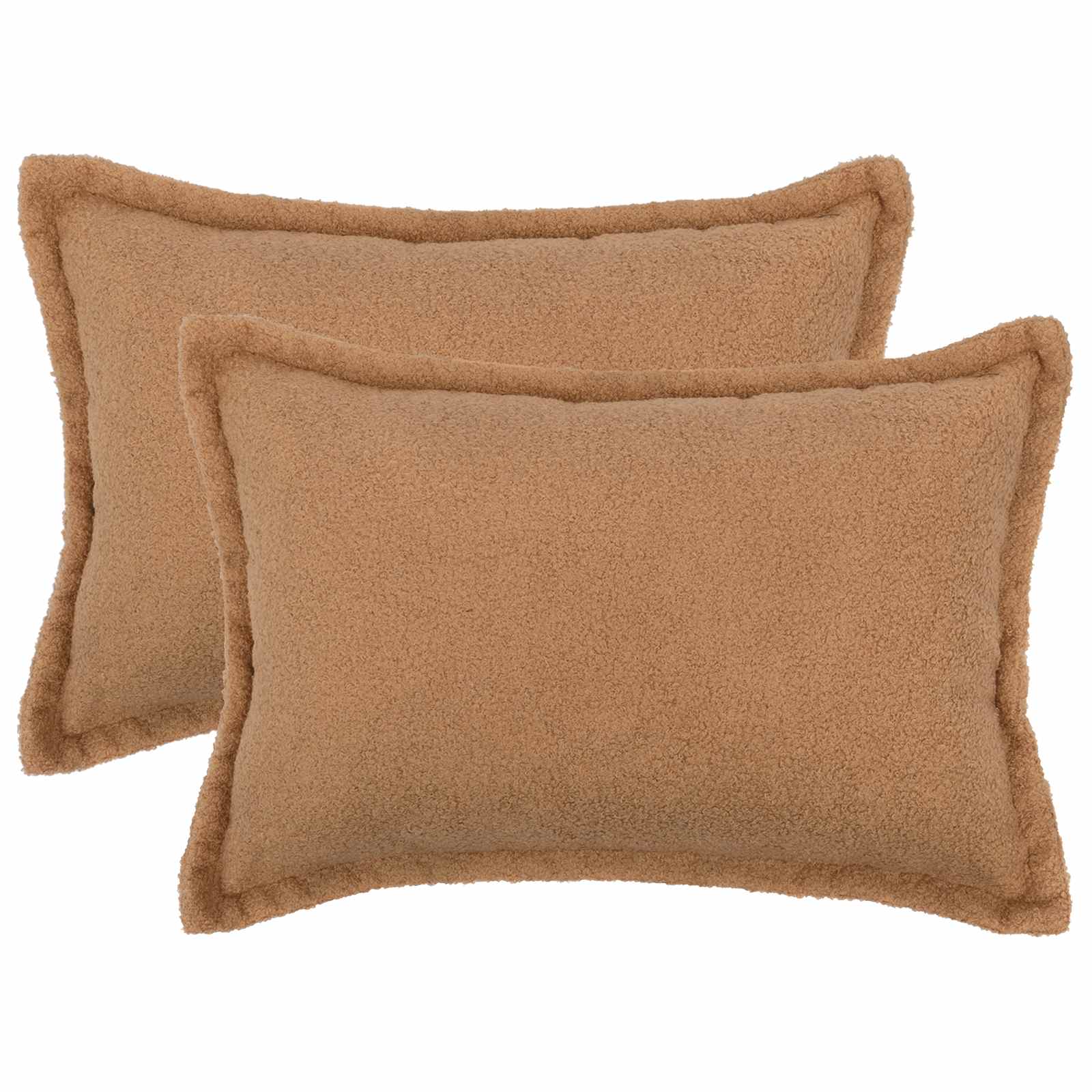 Kussensloop 2 pcs HOUTEN Beige 50 x 75 cm Bouclé image 1