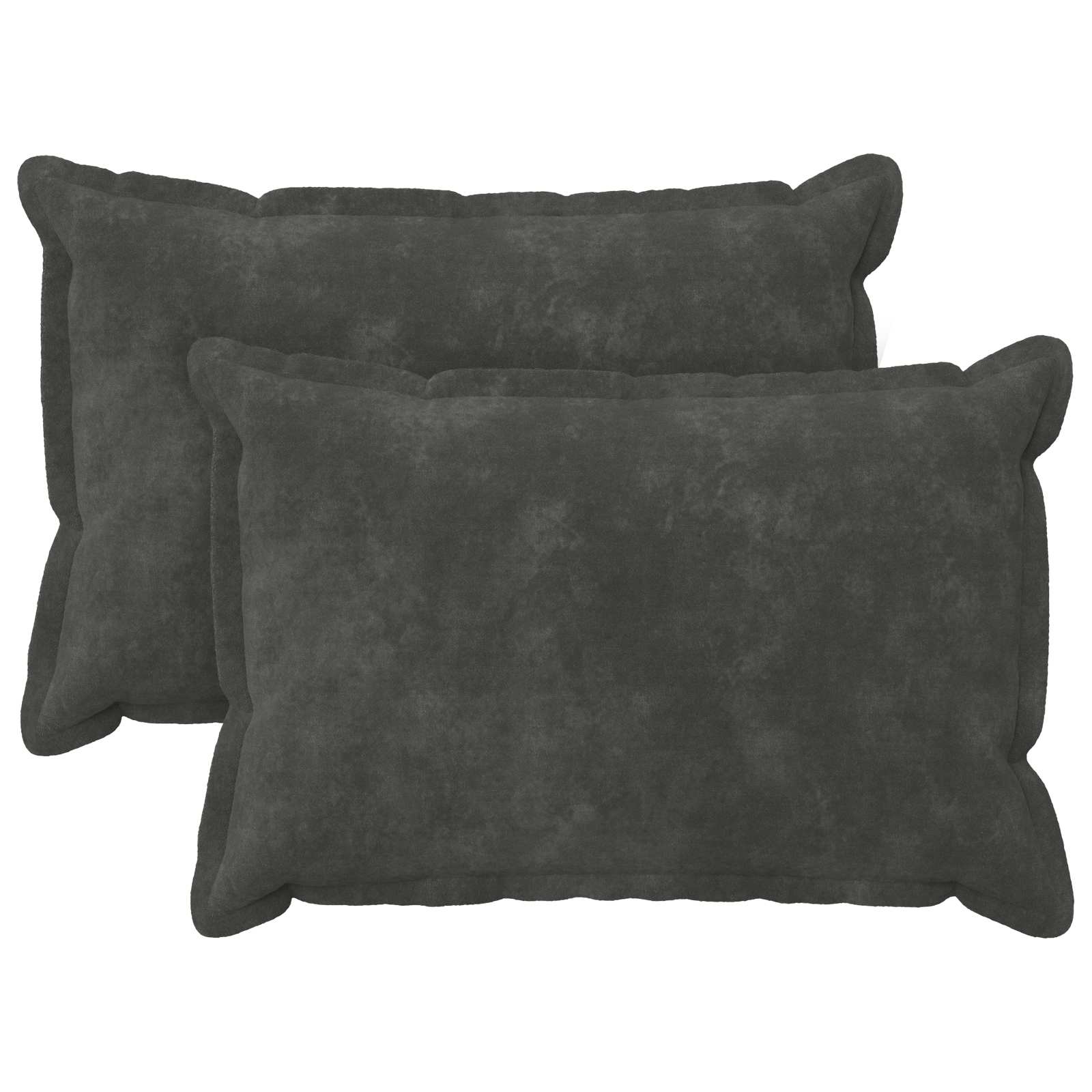vidaXL Povlak na polštář 2 pcs HOUTEN Antracitová 50 x 75 cm