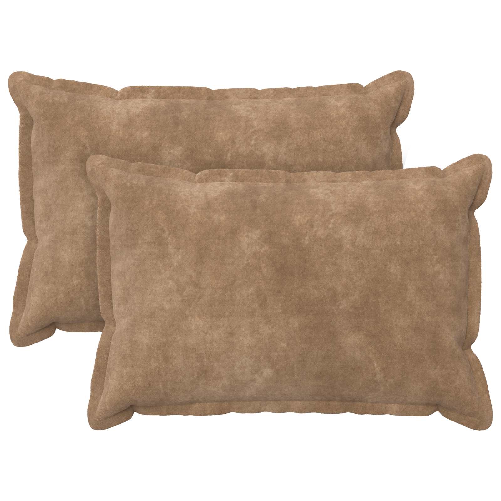 vidaXL Povlak na polštář 2 ks HOUTEN Taupe 50 x 75 cm