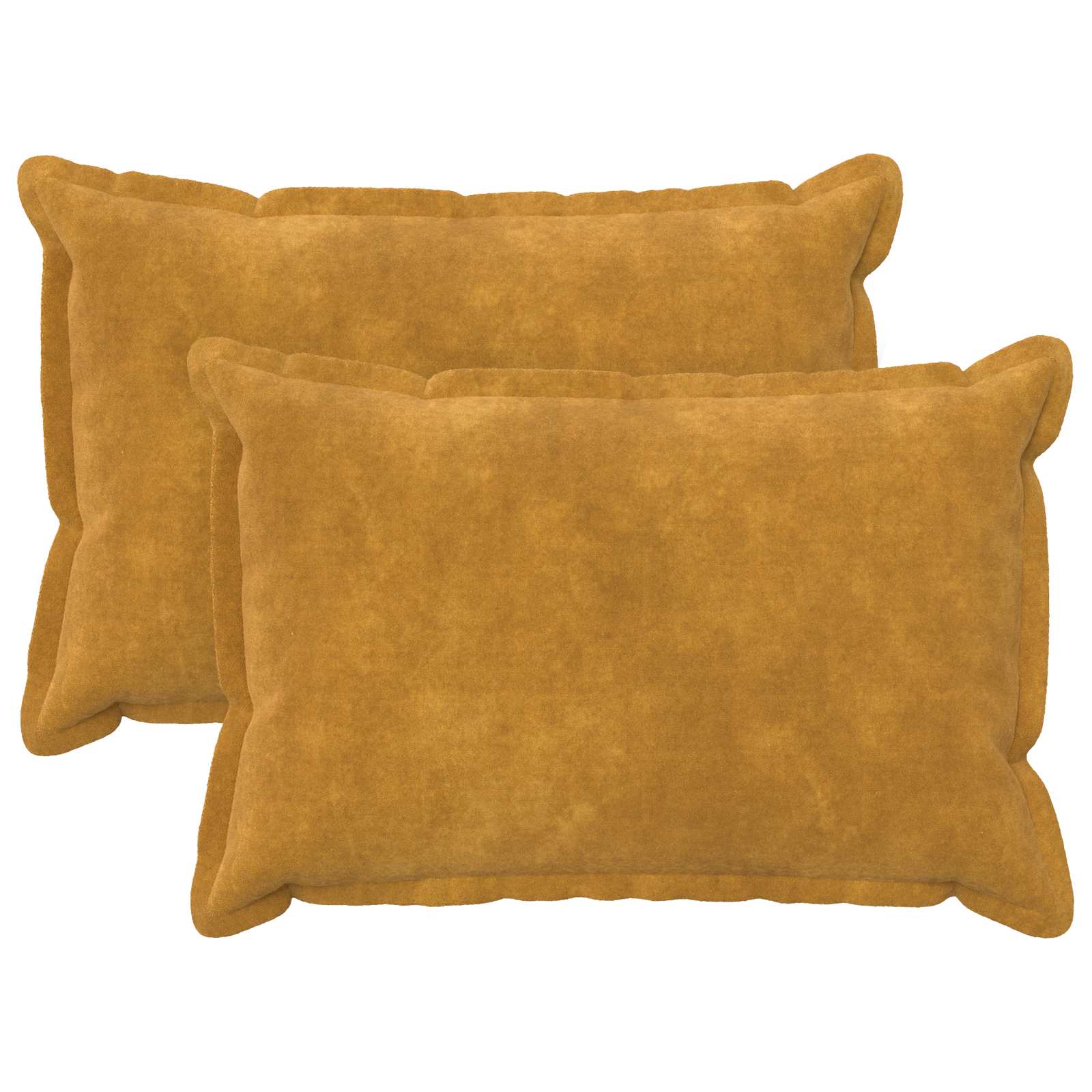 vidaXL Povlak na polštář 2 pcs HOUTEN Žlutá 50 x 75 cm