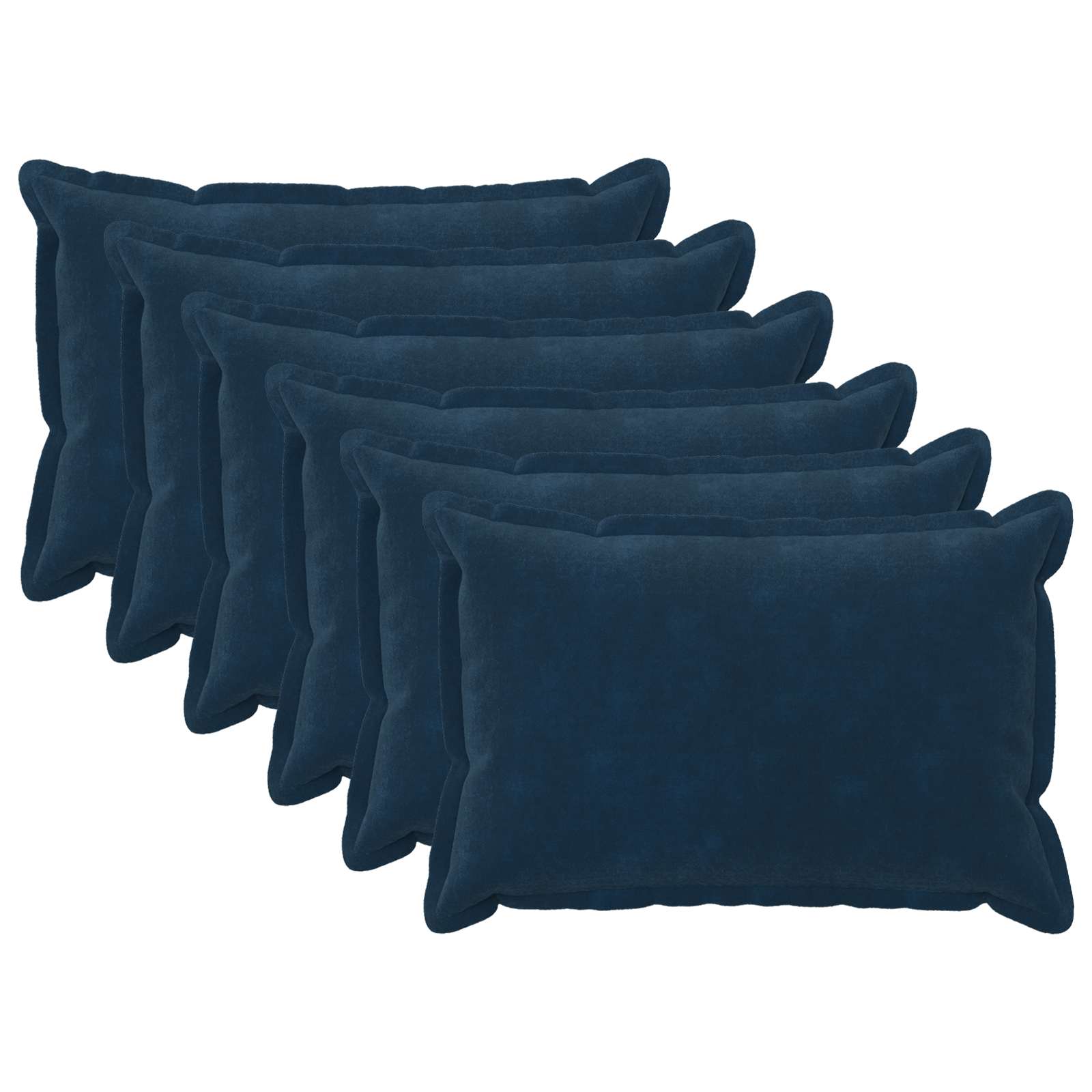 vidaXL Povlak na polštář 6 pcs HOUTEN Modrá 50 x 75 cm