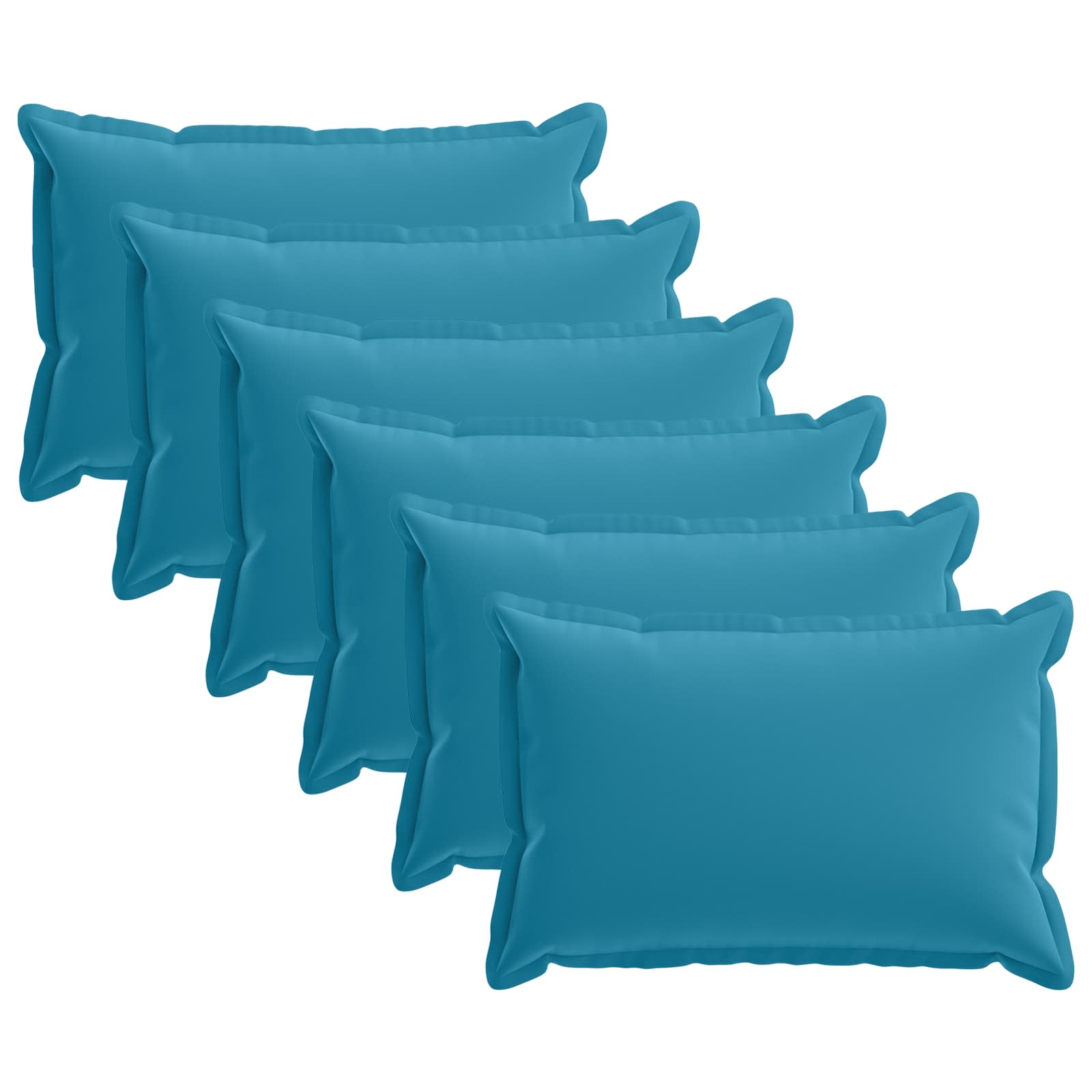 Kussensloop 6 st HOUTEN Lichtblauw 50 x 75 cm Polyester image 1