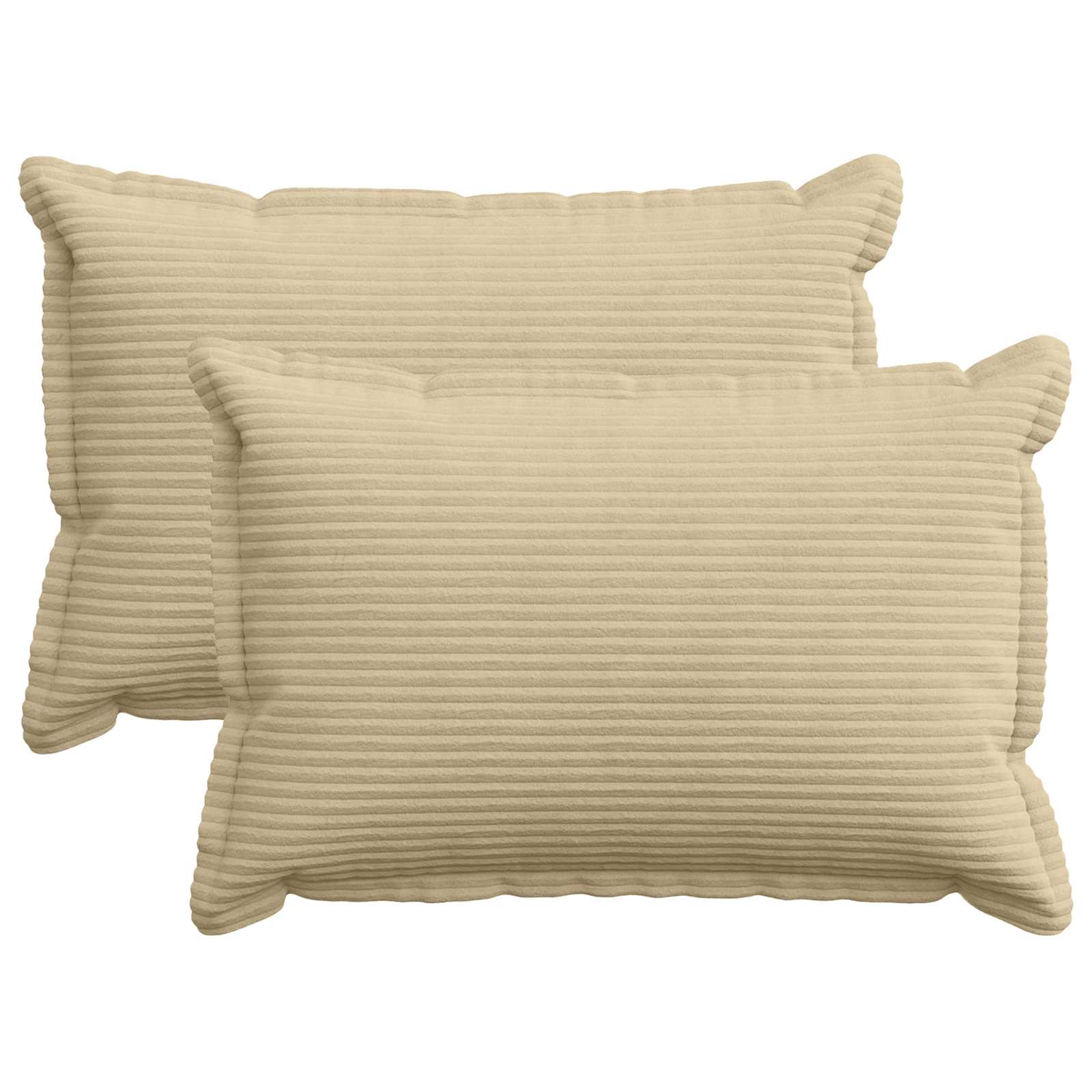 Kussensloop 2 st HOUTEN Lichtgroen Grijs 50 x 80 cm corduroy image 1