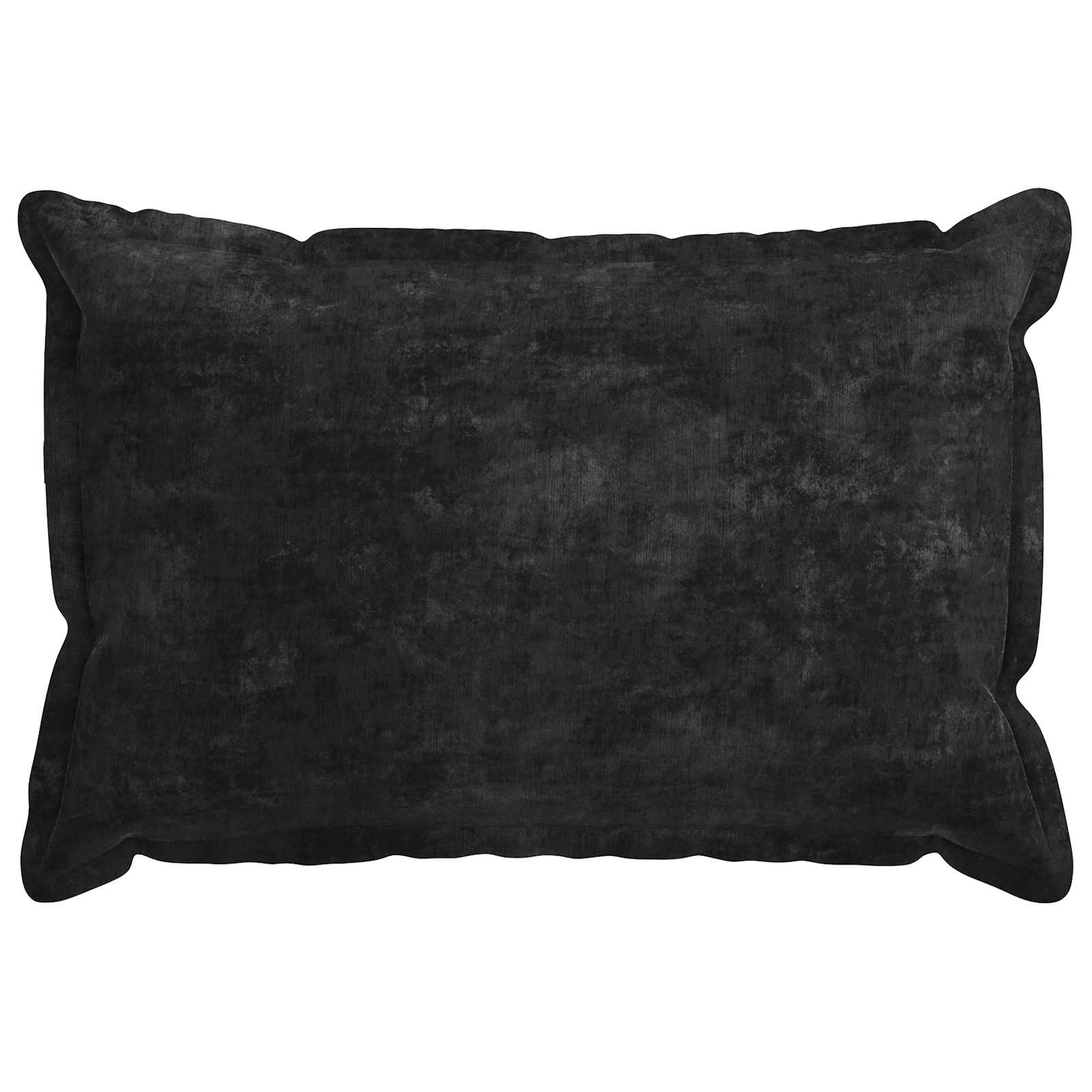 Kussensloop 2 st HOUTEN Antraciet 50 x 80 cm Chenille Stof image 3