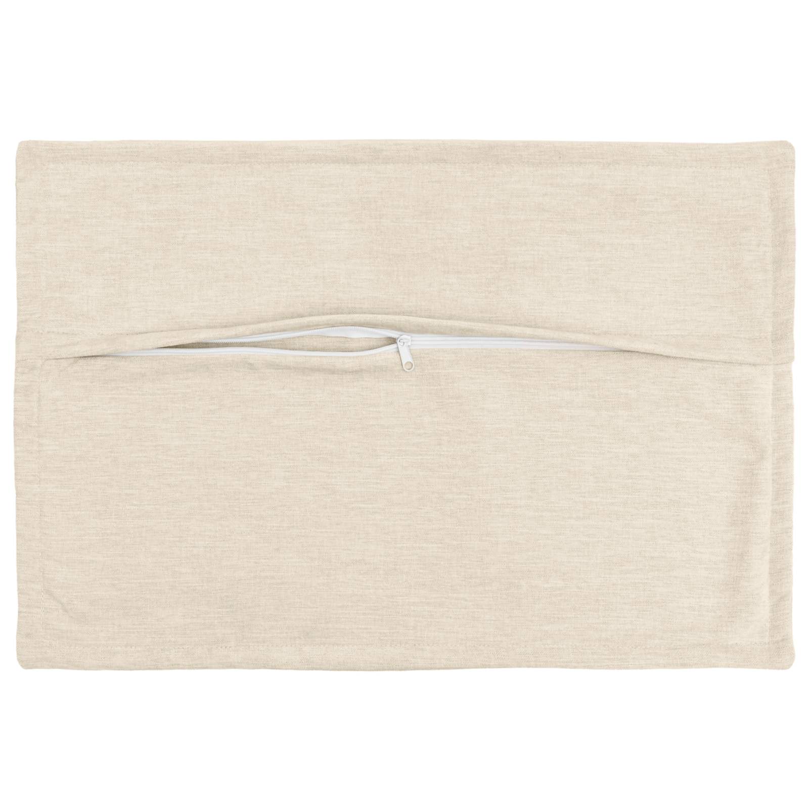 Kussensloop 2 st HOUTEN Crèmekleurig 50 x 80 cm Chenille Stof image 4