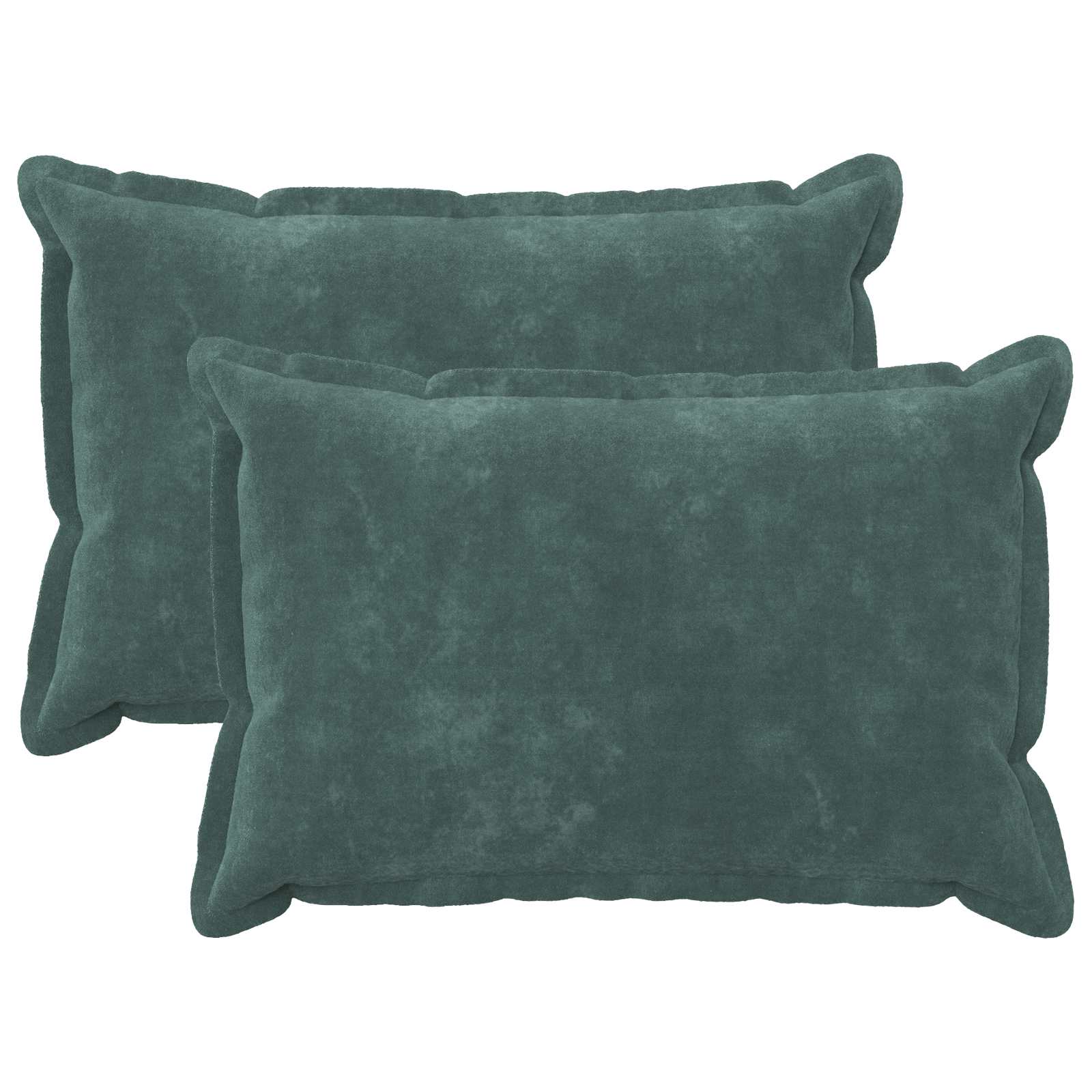 vidaXL Povlak na polštář 2 pcs HOUTEN Mořsky modrá 50 x 80 cm