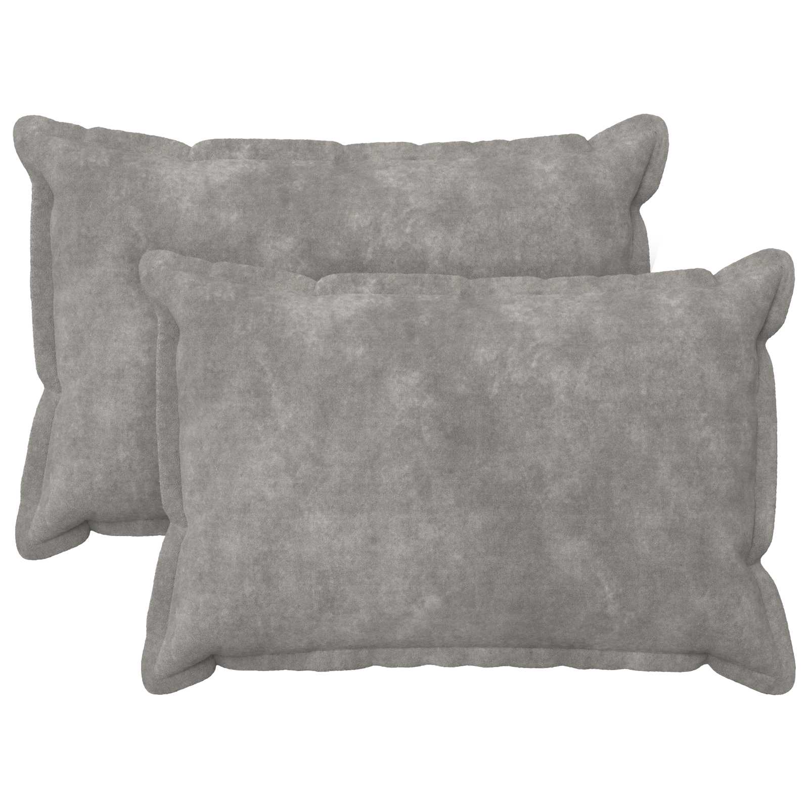 vidaXL Povlak na polštář 2 pcs HOUTEN Světle šedá 50 x 80 cm