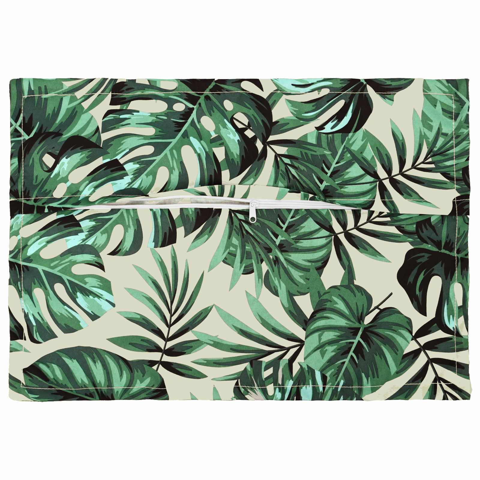 Kussensloop 6 st HOUTEN Bladpatroon 50 x 80 cm Polyester image 3