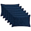 vidaXL Diivanipadi 6 tk HOUTEN Tumesinine 50 x 80 cm Flanell