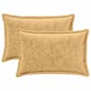 vidaXL Diivanipadi 2 pcs HOUTEN Pruunikashall 50 x 80 cm Flanell