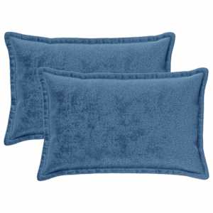 vidaXL Diivanipadi 2 pcs HOUTEN Helesinine 50 x 80 cm Flanell