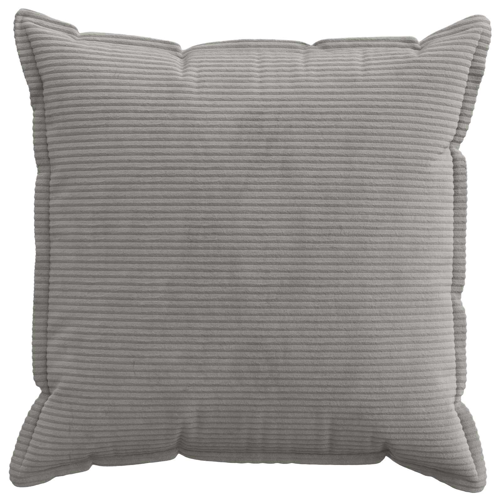 Kussensloop 6 st HOUTEN Lichtgrijs 55 x 55 cm corduroy image 2