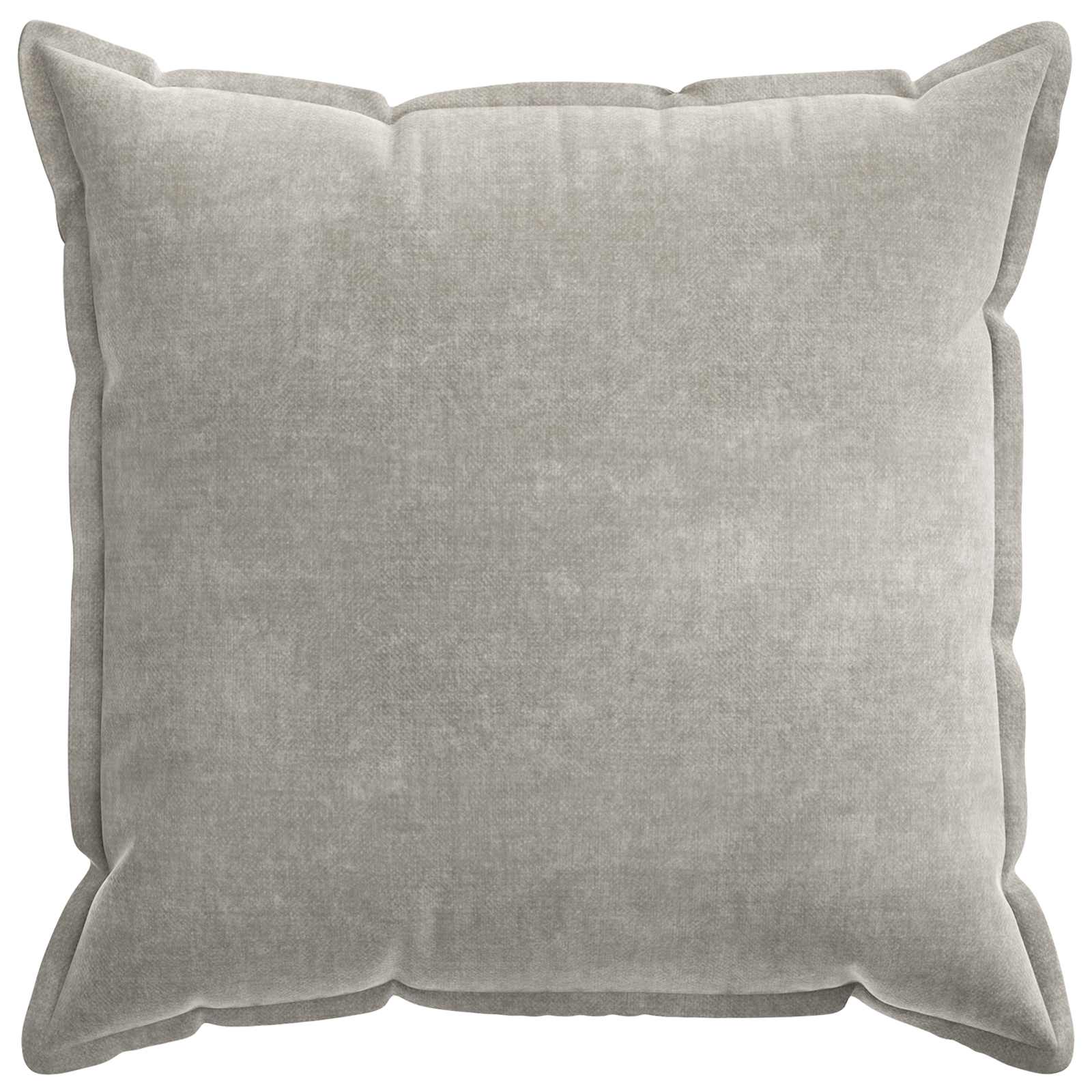 Kussensloop 2 st HOUTEN Lichtgrijs 55 x 55 cm Chenille Stof image 3