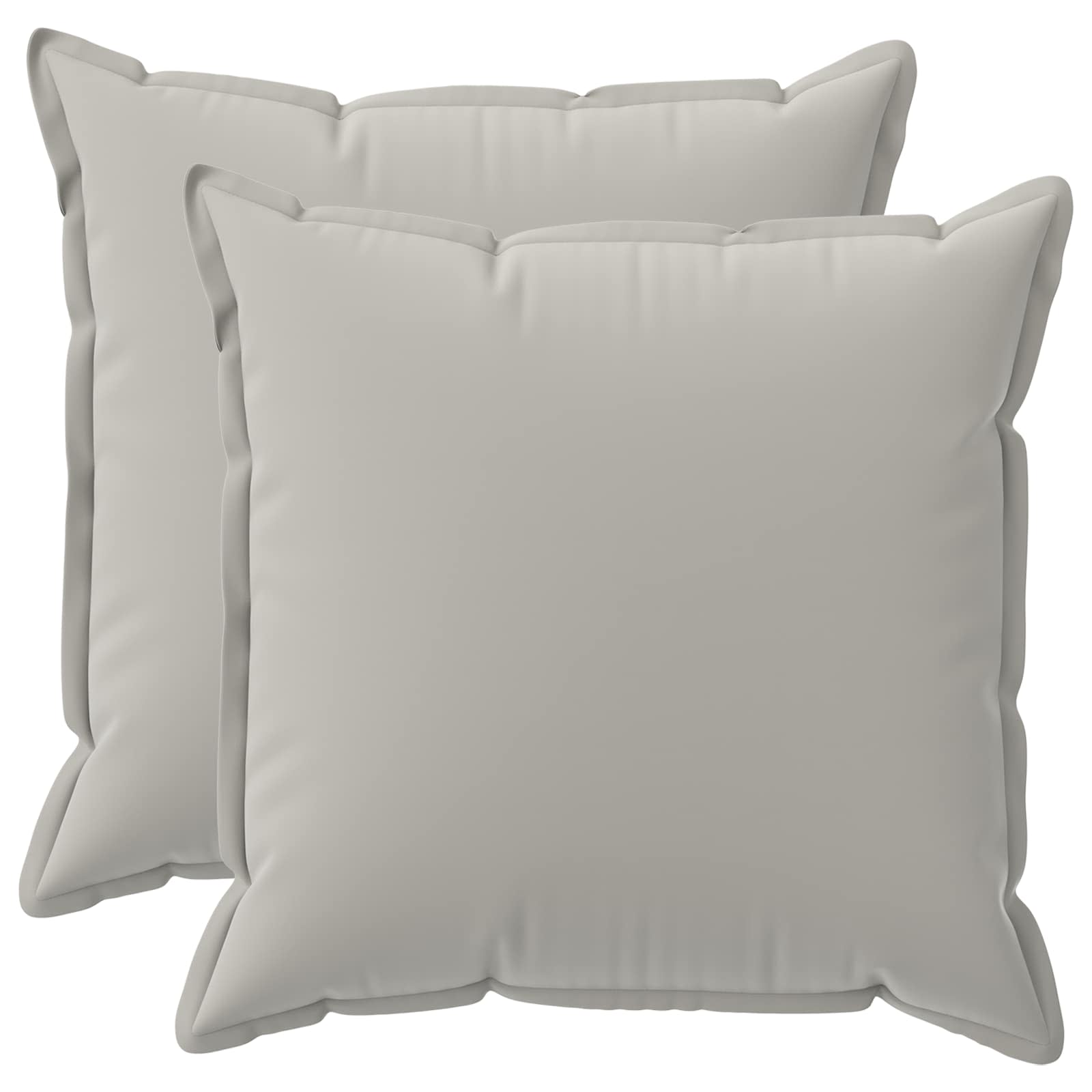 Kussensloop 2 st HOUTEN Grijs 55 x 55 cm Polyester image 1