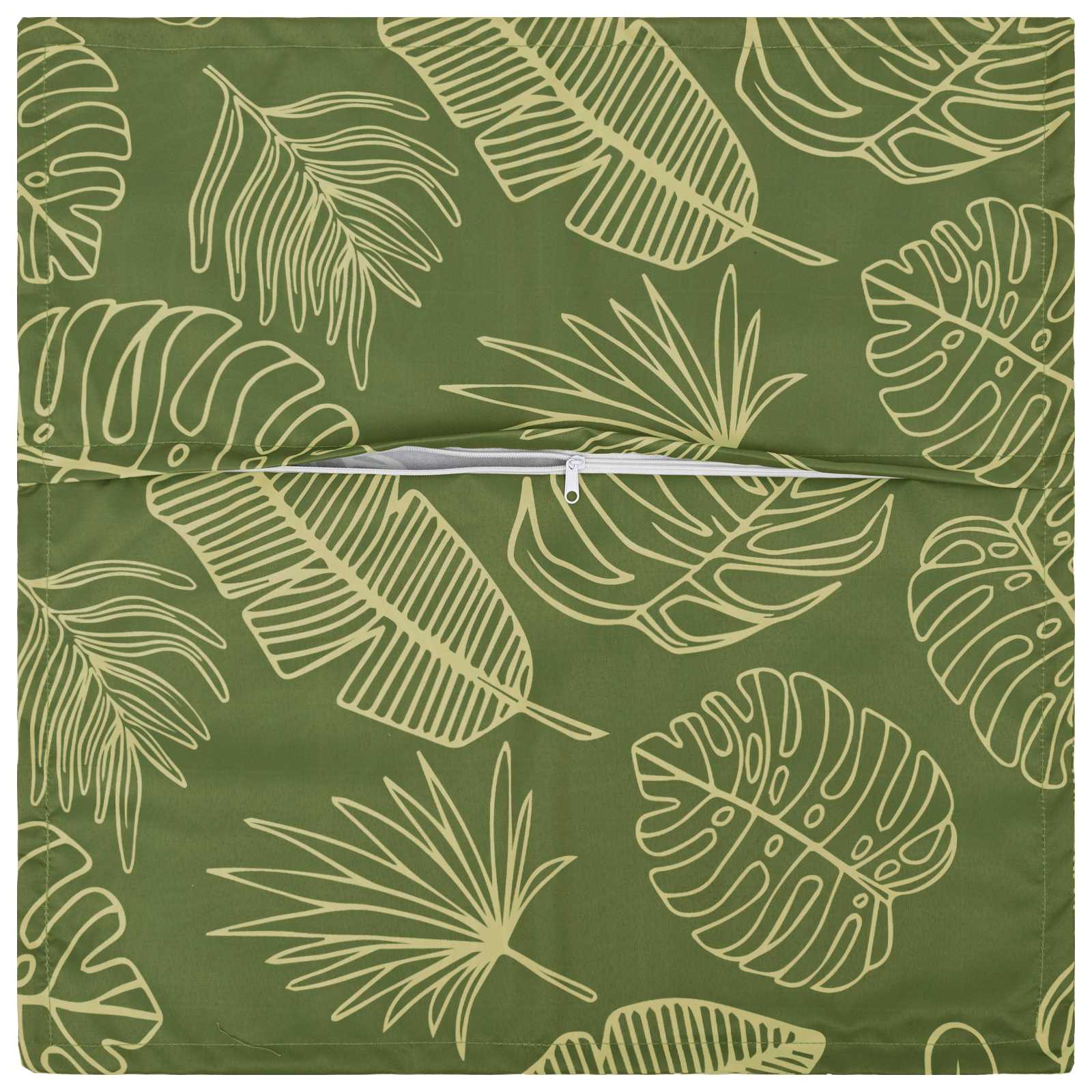 Kussensloop 6 st HOUTEN Bladontwerp 55 x 55 cm Polyester image 3