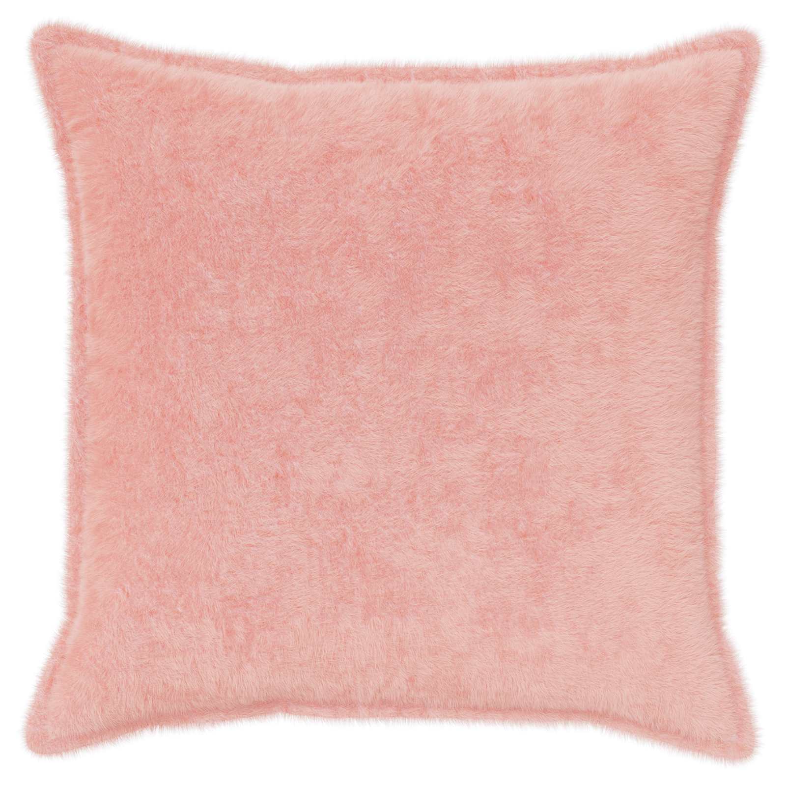 Kussensloop 6 st HOUTEN Roze 55 x 55 cm Nep Konijnenbont image 2