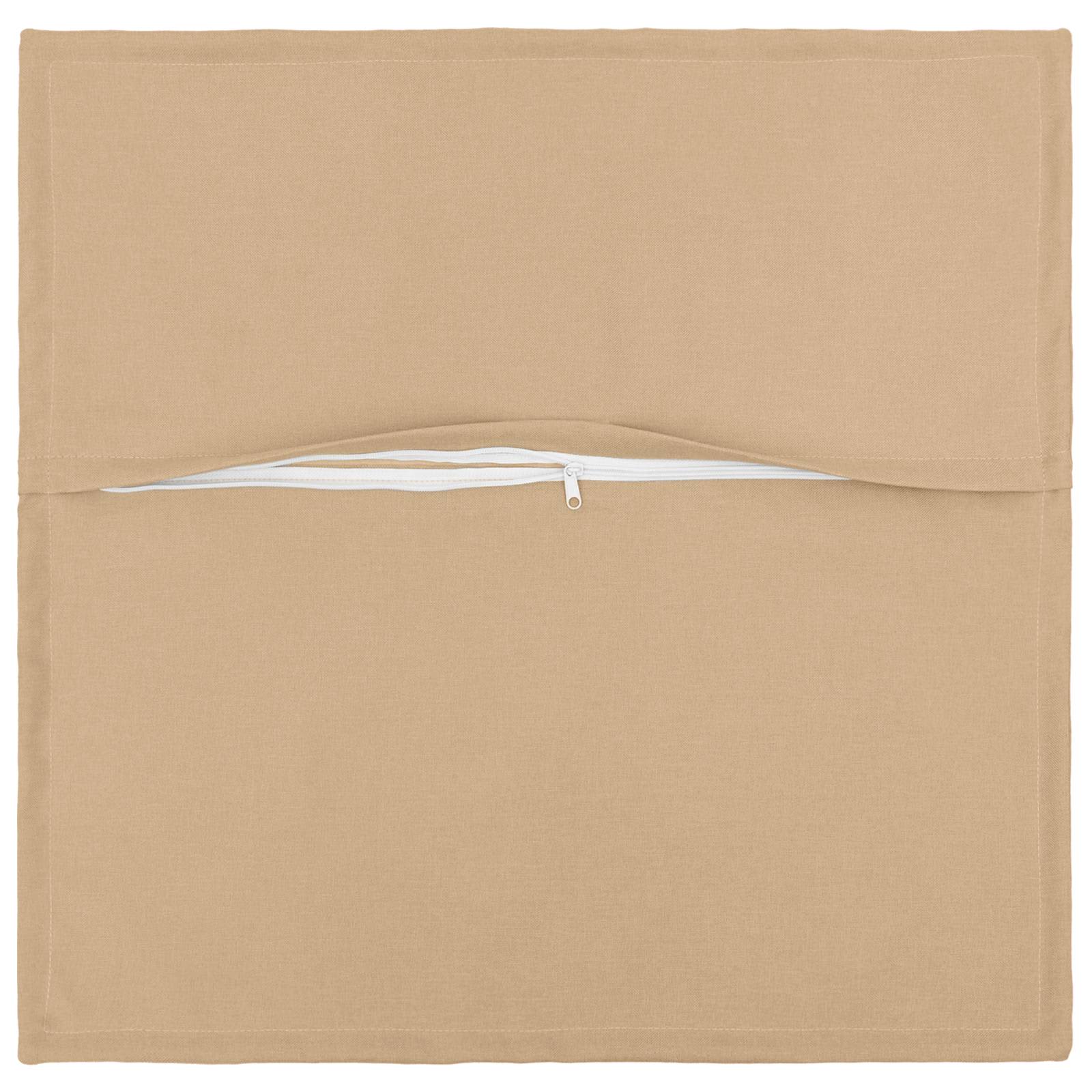 Kussensloop 6 pcs HOUTEN Crèmekleurig 60 x 60 cm Faux Linnen image 3