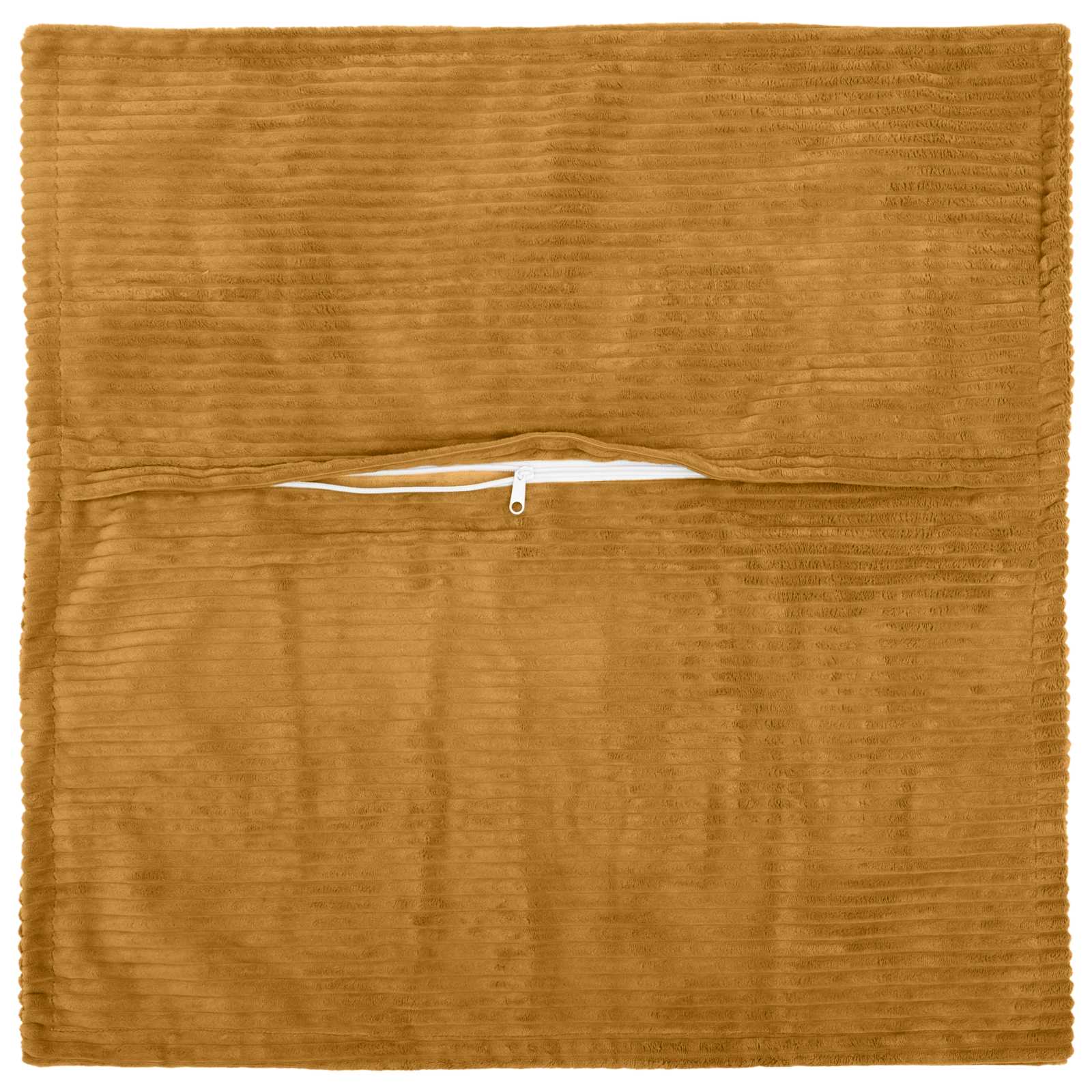 Kussensloop 6 st HOUTEN Geel 60 x 60 cm corduroy image 3
