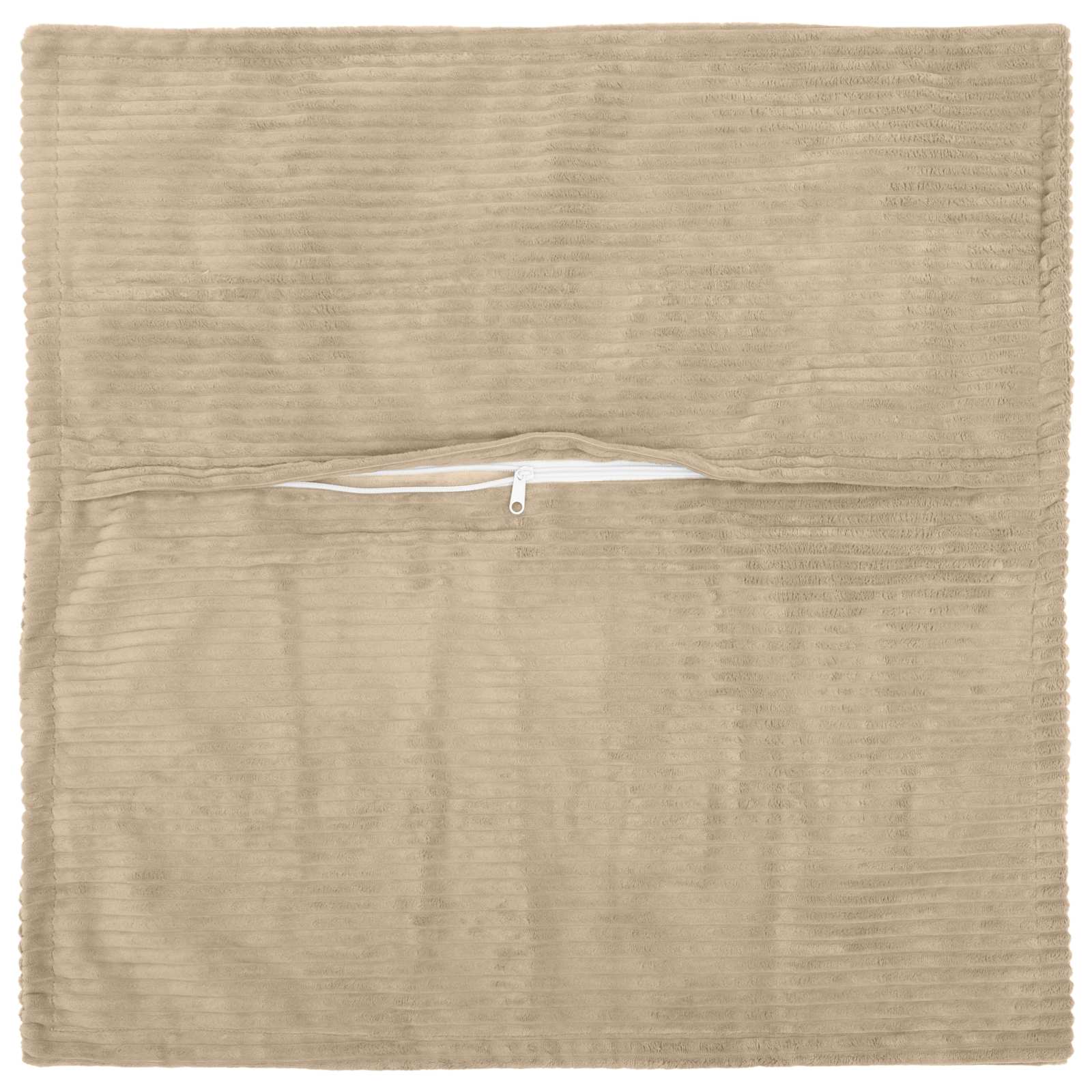 Kussensloop 2 st HOUTEN Taupe 60 x 60 cm corduroy image 3
