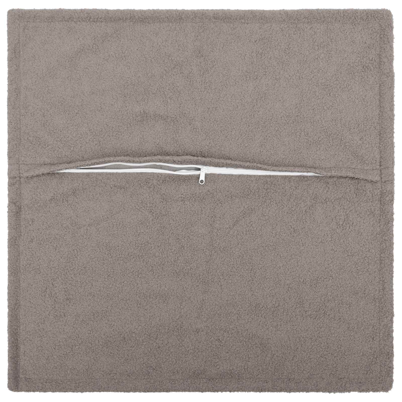 Kussensloop 2 pcs HOUTEN Lichtgrijs 60 x 60 cm Bouclé image 3
