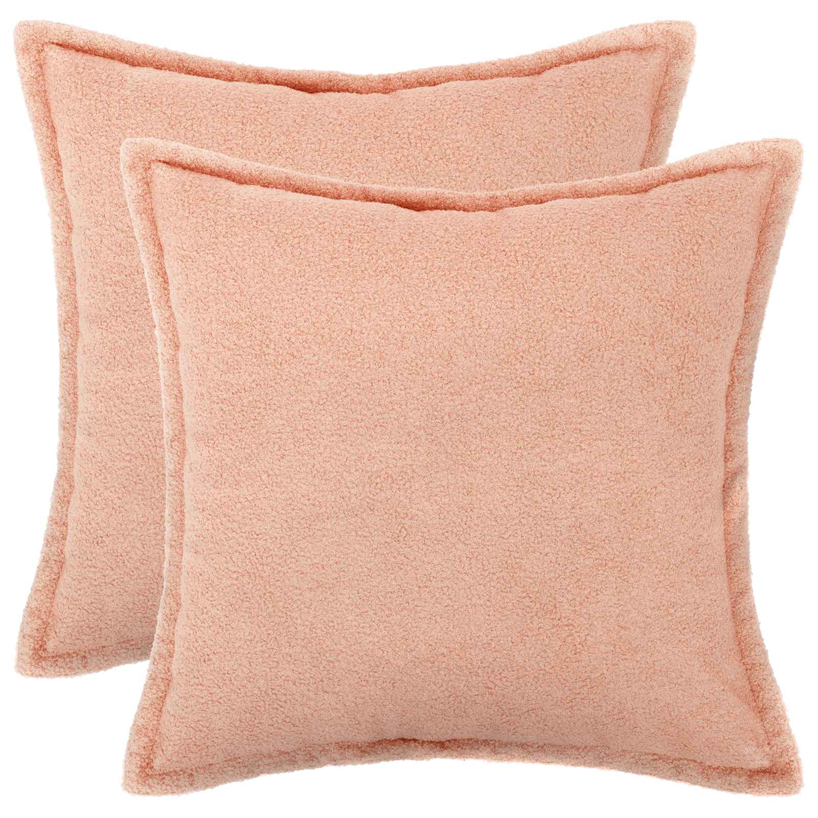 Kussensloop 2 pcs HOUTEN Roze 60 x 60 cm Bouclé image 1