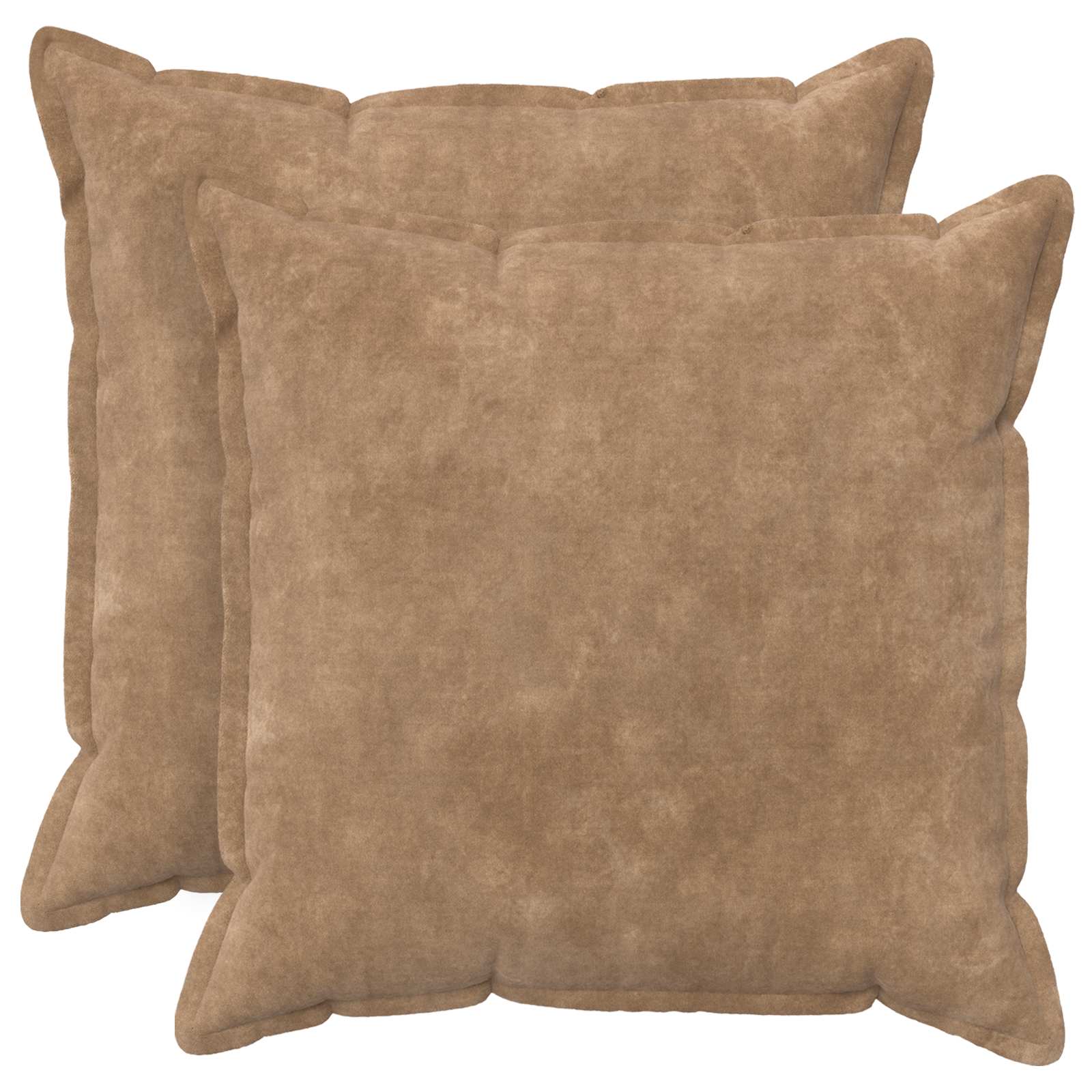 vidaXL Povlak na polštář 2 pcs HOUTEN Taupe 60 x 60 cm