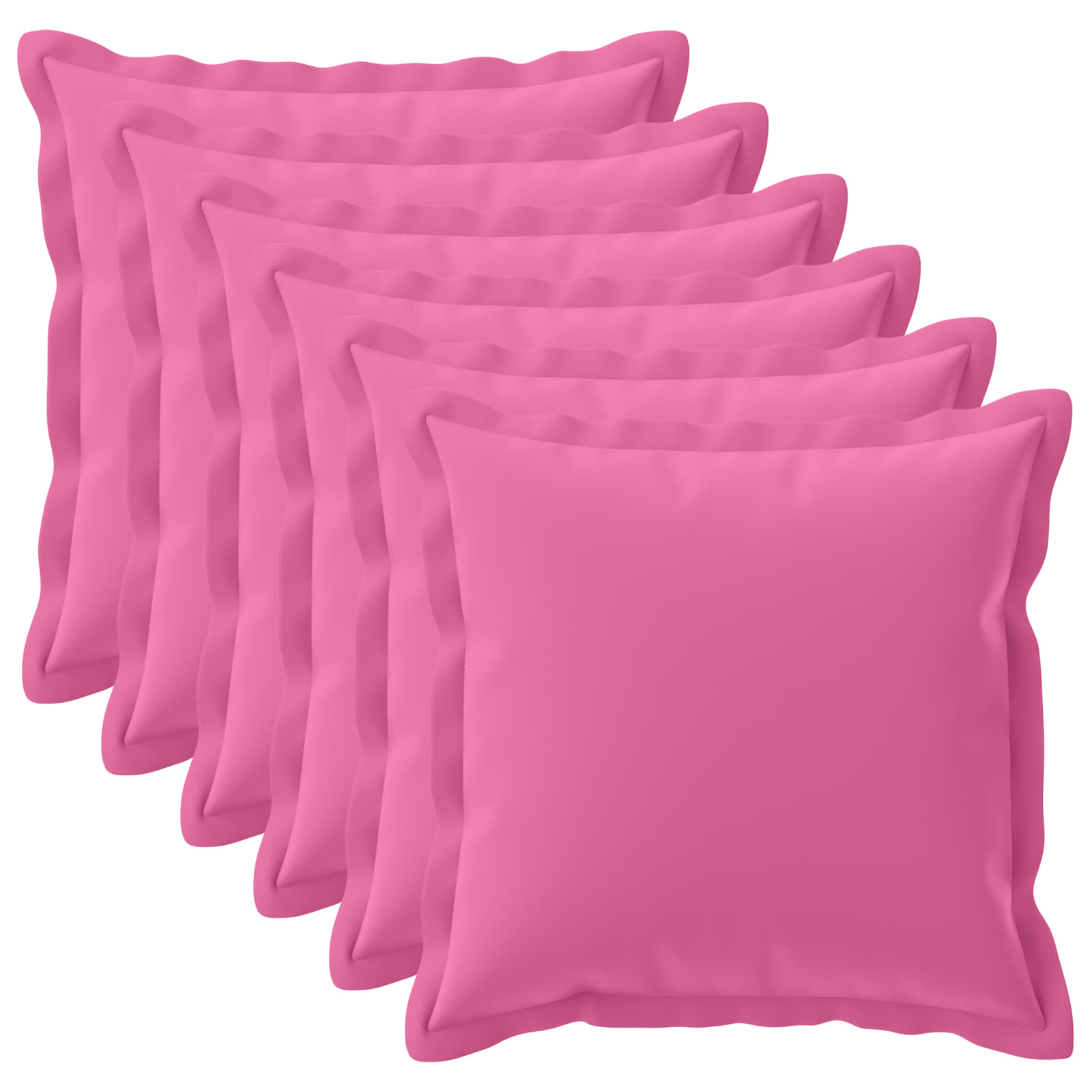 Kussensloop 6 st HOUTEN Roze 60 x 60 cm Polyester image 1