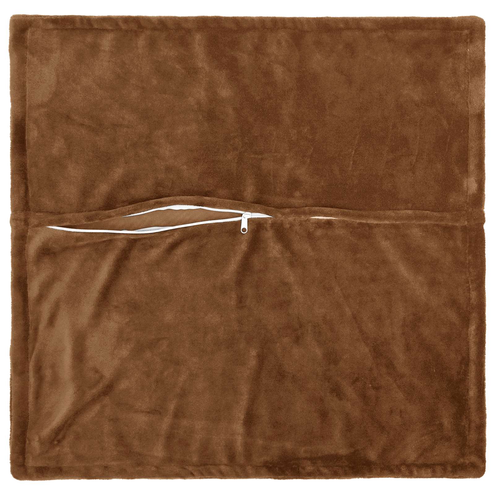 Kussensloop 6 pcs HOUTEN Licht Bruin 60 x 60 cm Flanel