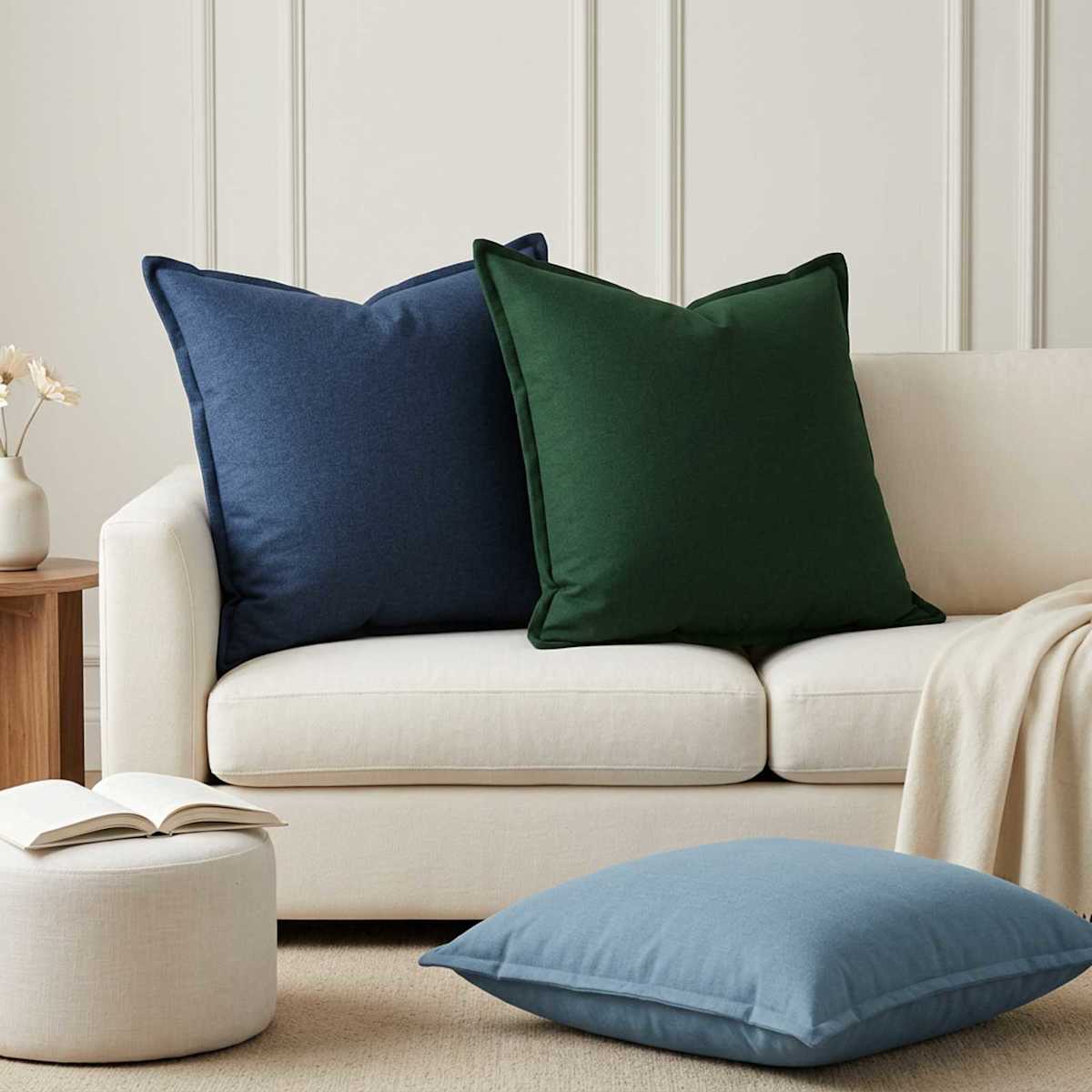 Pude med pude HOUTEN Faux Linned
