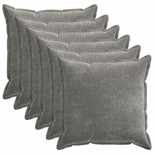 vidaXL Diivanipadi 6 tk HOUTEN Tumehall 65 x 65 cm &Scaron;en&uuml;&uuml;lfabric
