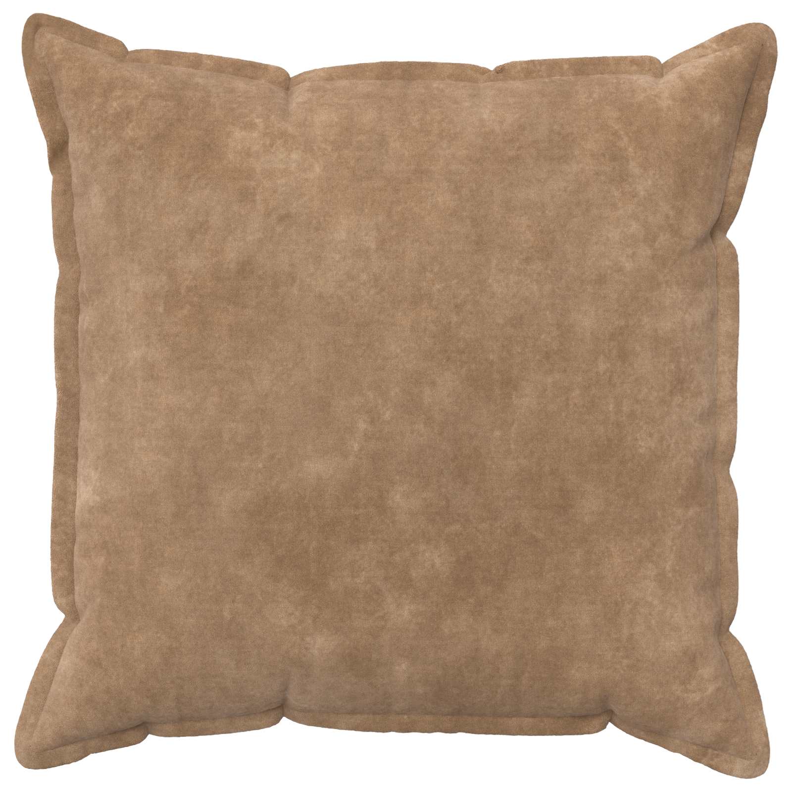 vidaXL - Kussensloop - 2 - pcs - HOUTEN - Taupe - 65 - x - 65 - cm - Microfiber - Fleece