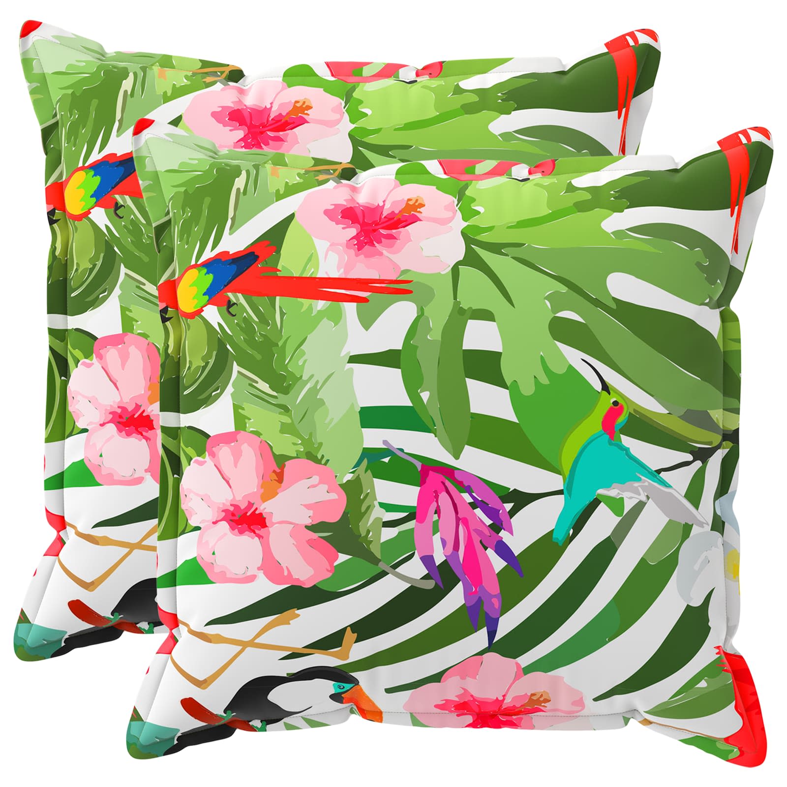 Kussensloop 2 st HOUTEN Zwart 65 x 65 cm Polyester image 1