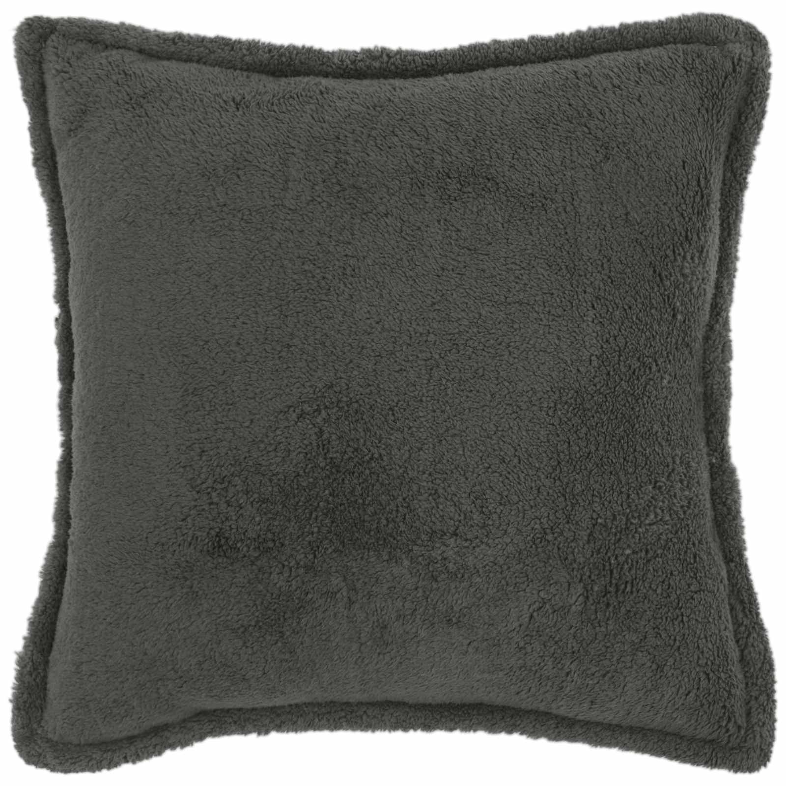 Prevleka za blazino 6 kos HOUTEN Temno siva 65 x 65 cm Bouclé