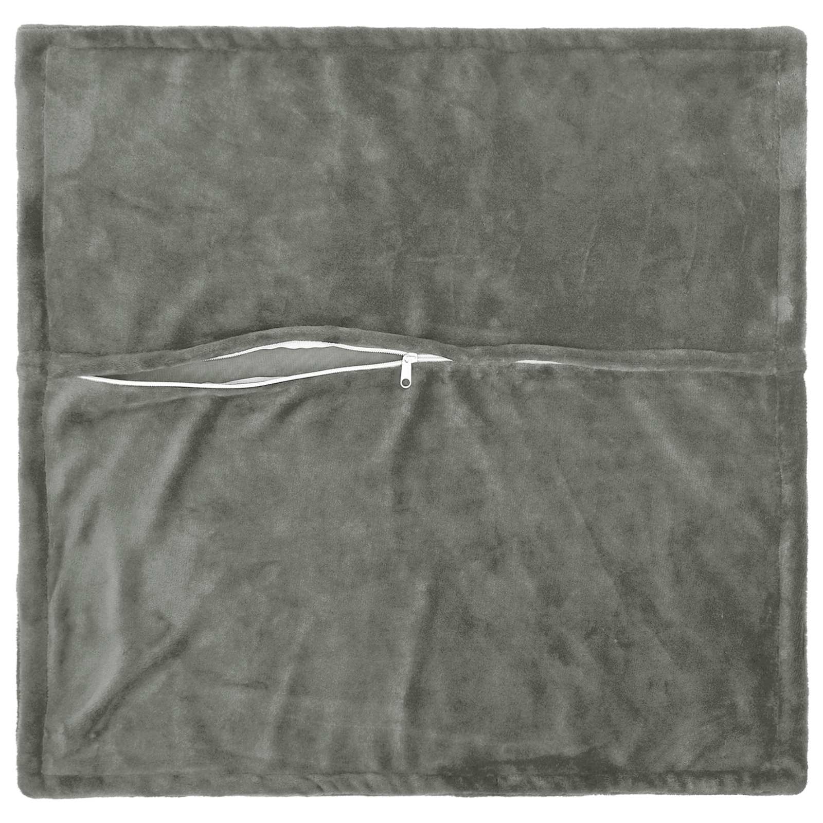 Prevleka za blazino 2 kos HOUTEN Temno siva 65 x 65 cm Flanel