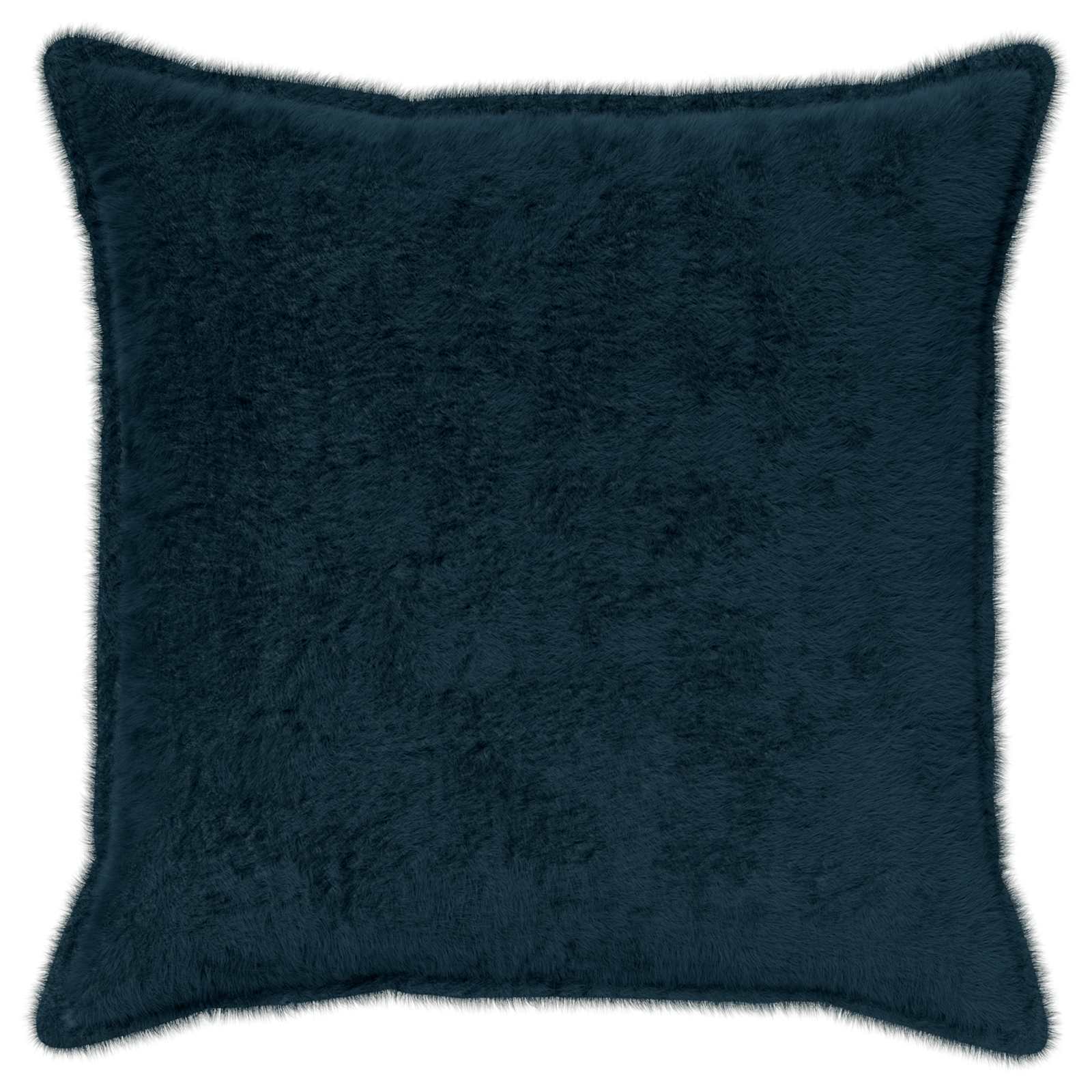 Kussensloop 6 st HOUTEN Marineblauw 65 x 65 cm Nep Konijnenbont image 2