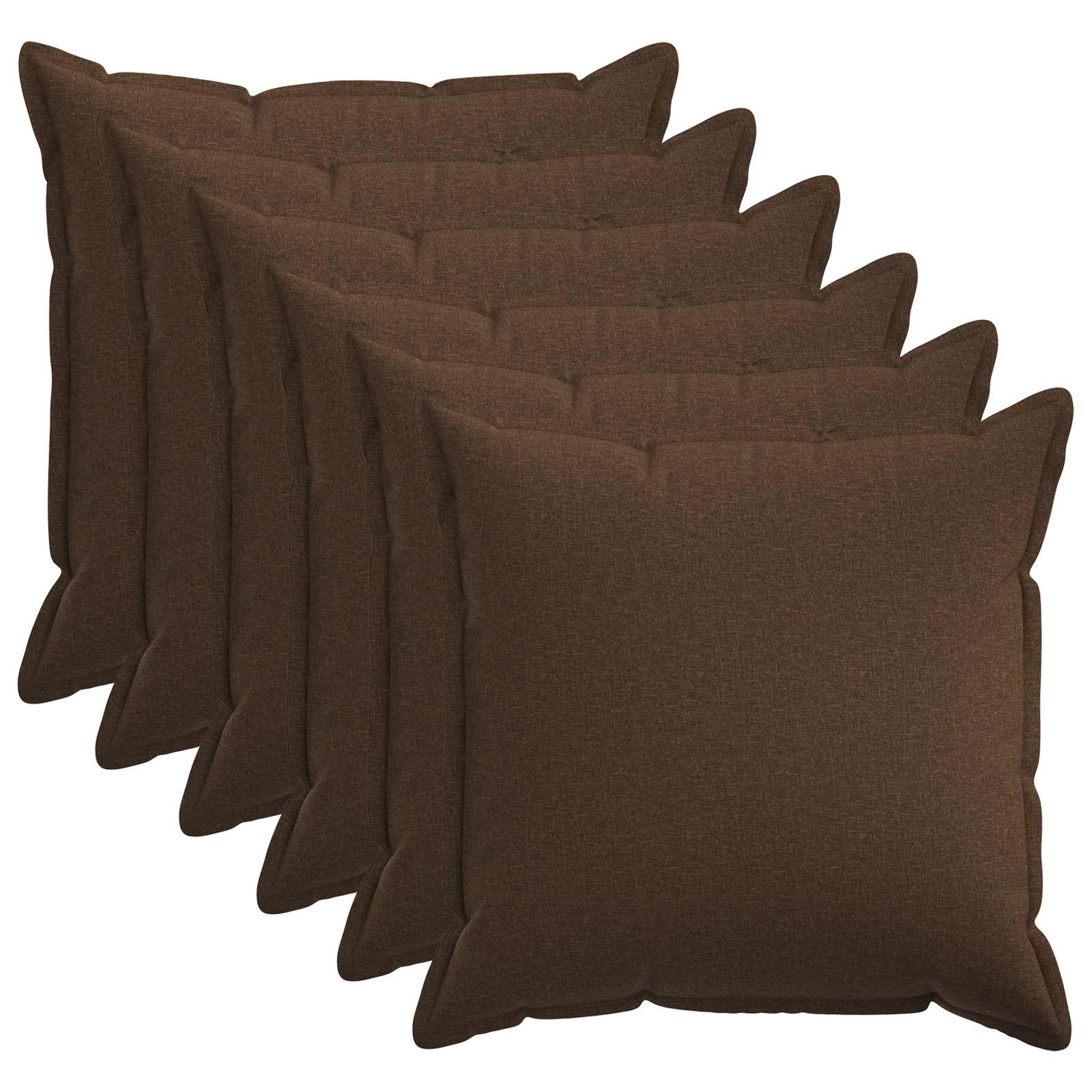 VidaXL Spilvenu pārvalks 6 pcs HOUTEN