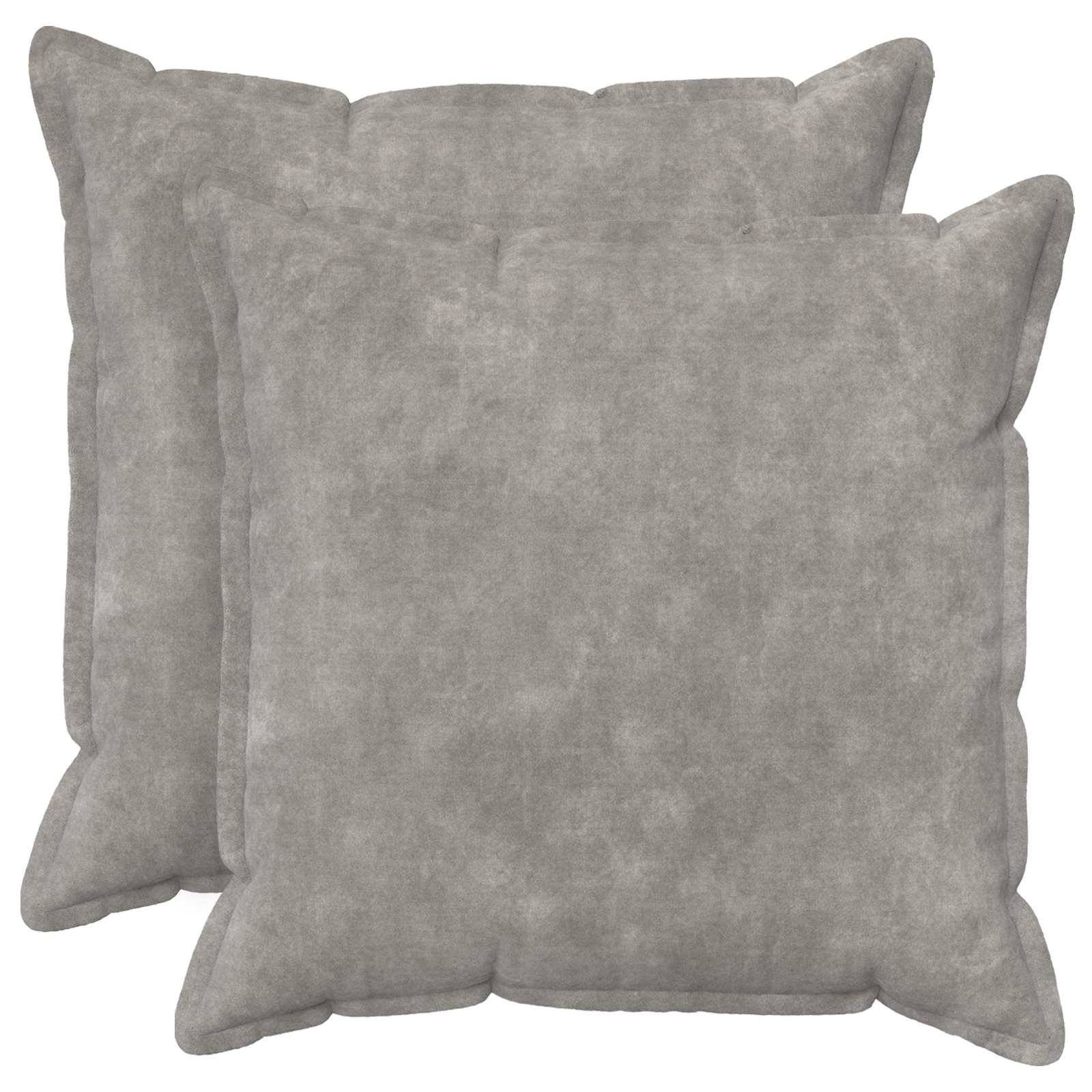 vidaXL Povlak na polštář 2 pcs HOUTEN Světle šedá 70 x 70 cm