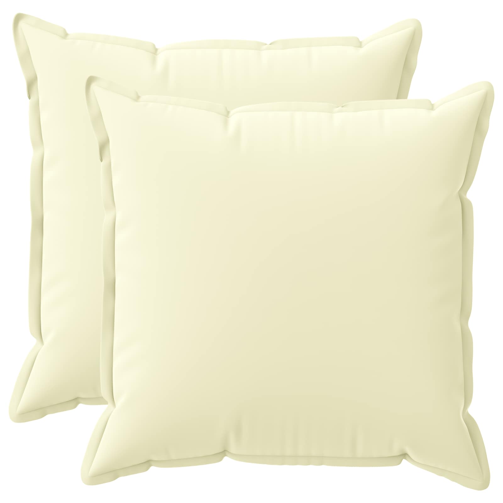 Kussensloop 2 st HOUTEN Crèmekleurig 70 x 70 cm Polyester image 1