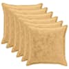 vidaXL Diivanipadi 6 pcs HOUTEN Pruunikashall 70 x 70 cm Flanell