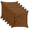 vidaXL Diivanipadi 6 pcs HOUTEN Helepruun 70 x 70 cm Flanell