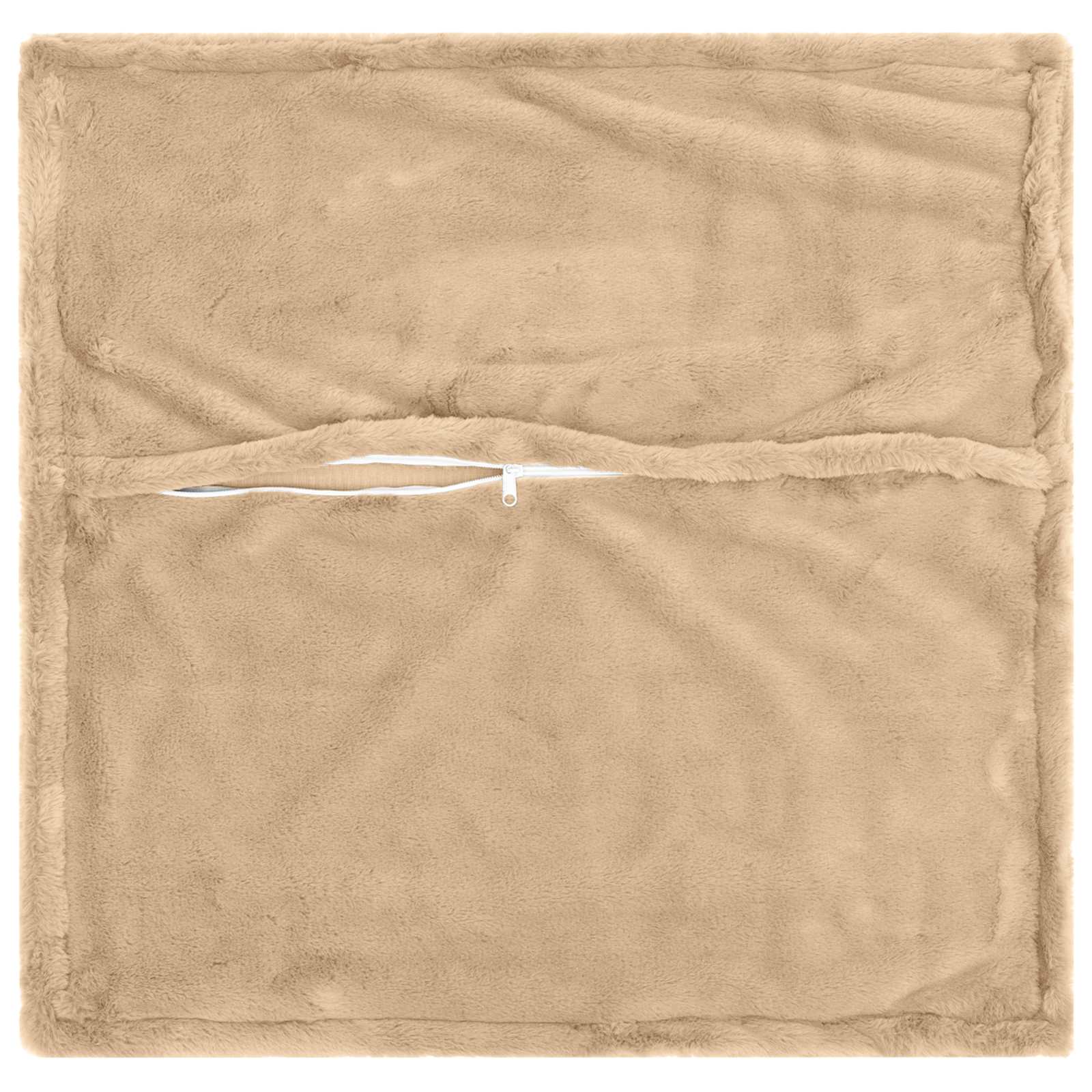 Kussensloop 6 st HOUTEN Crèmekleurig 70 x 70 cm image 3