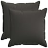 vidaXL Diivanipadi 2 tk HOUTEN Tumehall 80 x 80 cm Kunstlinen
