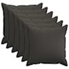 vidaXL Diivanipadi 6 tk HOUTEN Tumehall 80 x 80 cm Kunstlinen