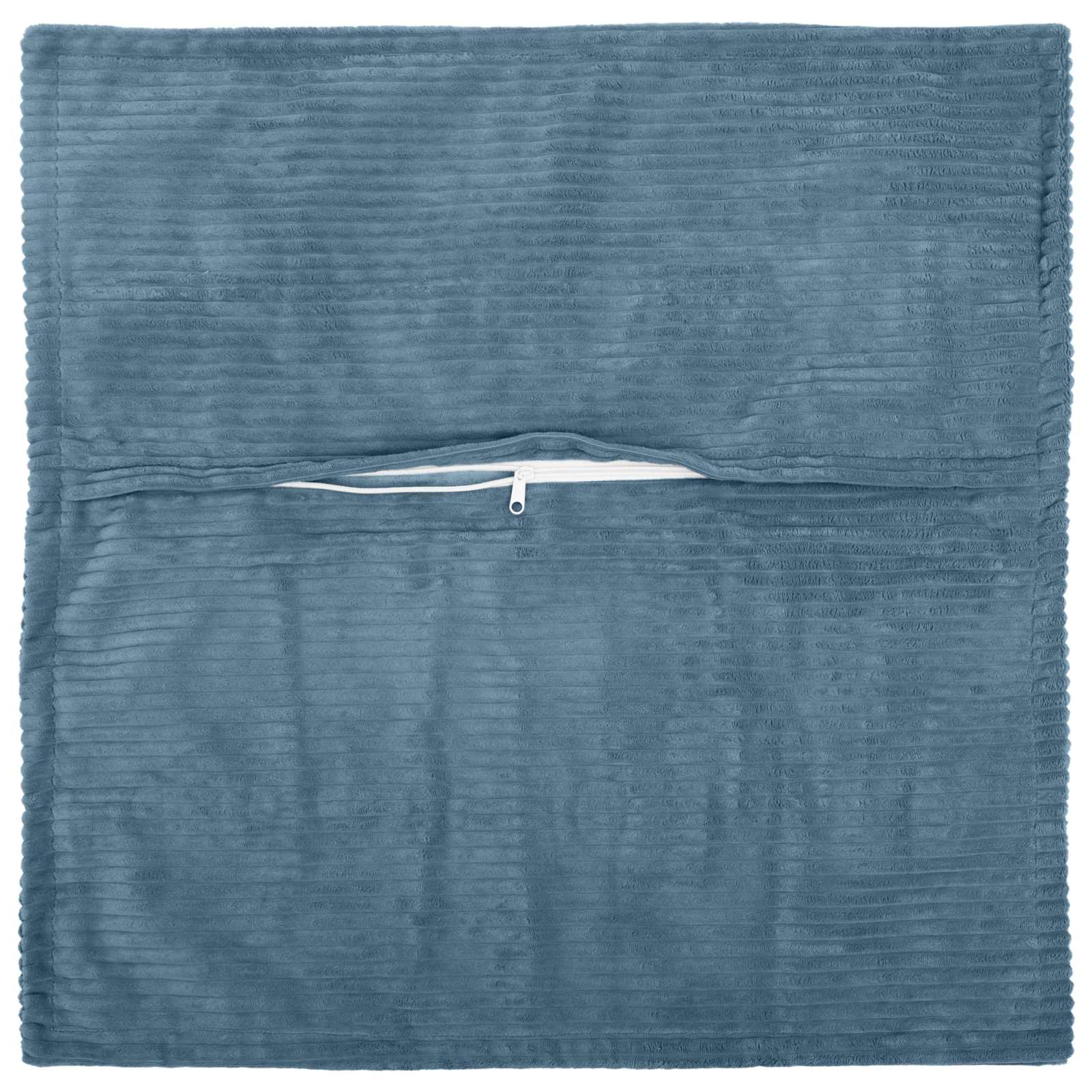 Kussensloop 6 st HOUTEN Blauw 80 x 80 cm corduroy image 3