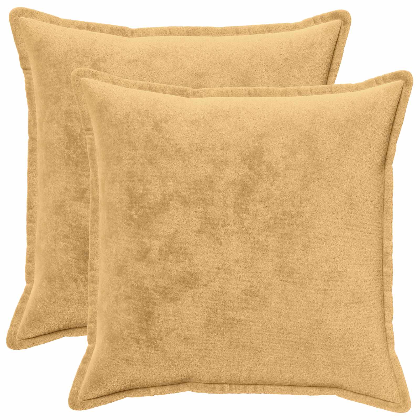 Prevleka za blazino 2 kos HOUTEN Taupe 80 x 80 cm Flanel